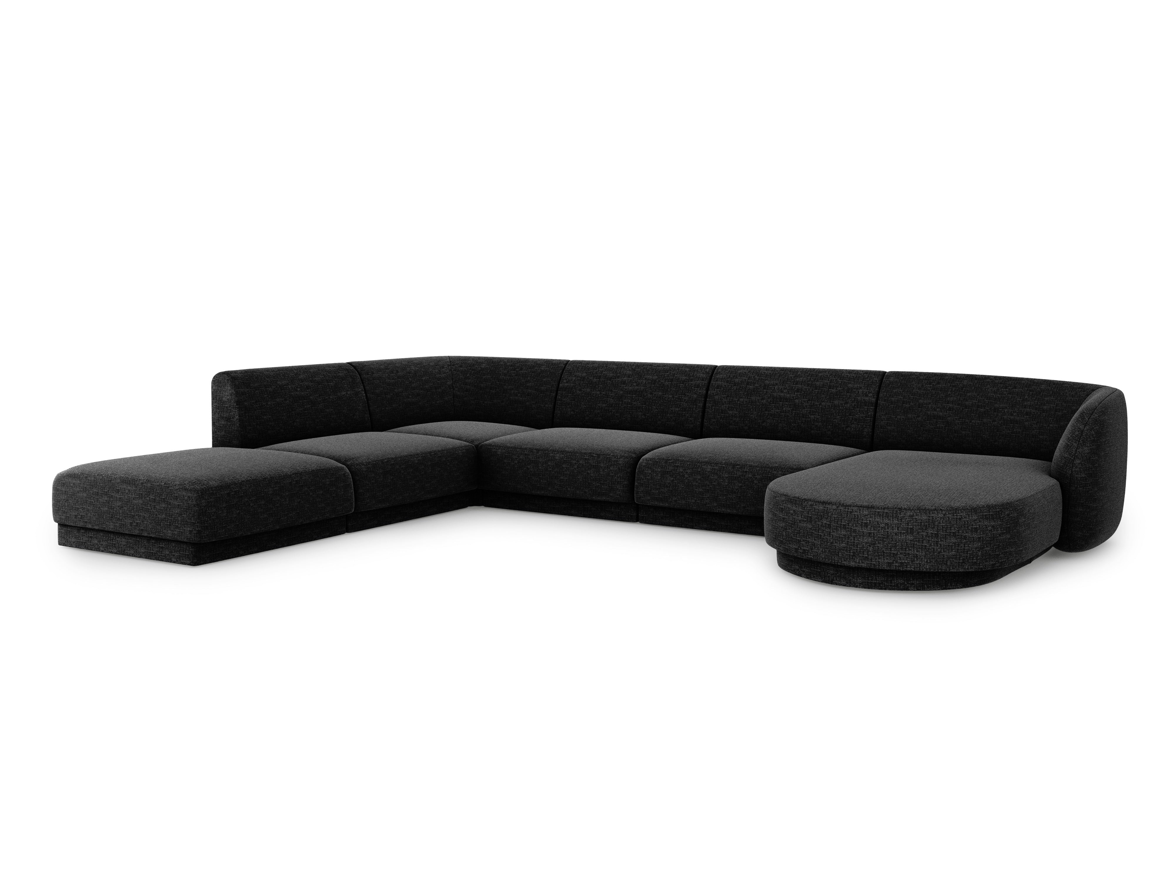 Sitzgarnitur Miley 330x255cm, Material: Chenille