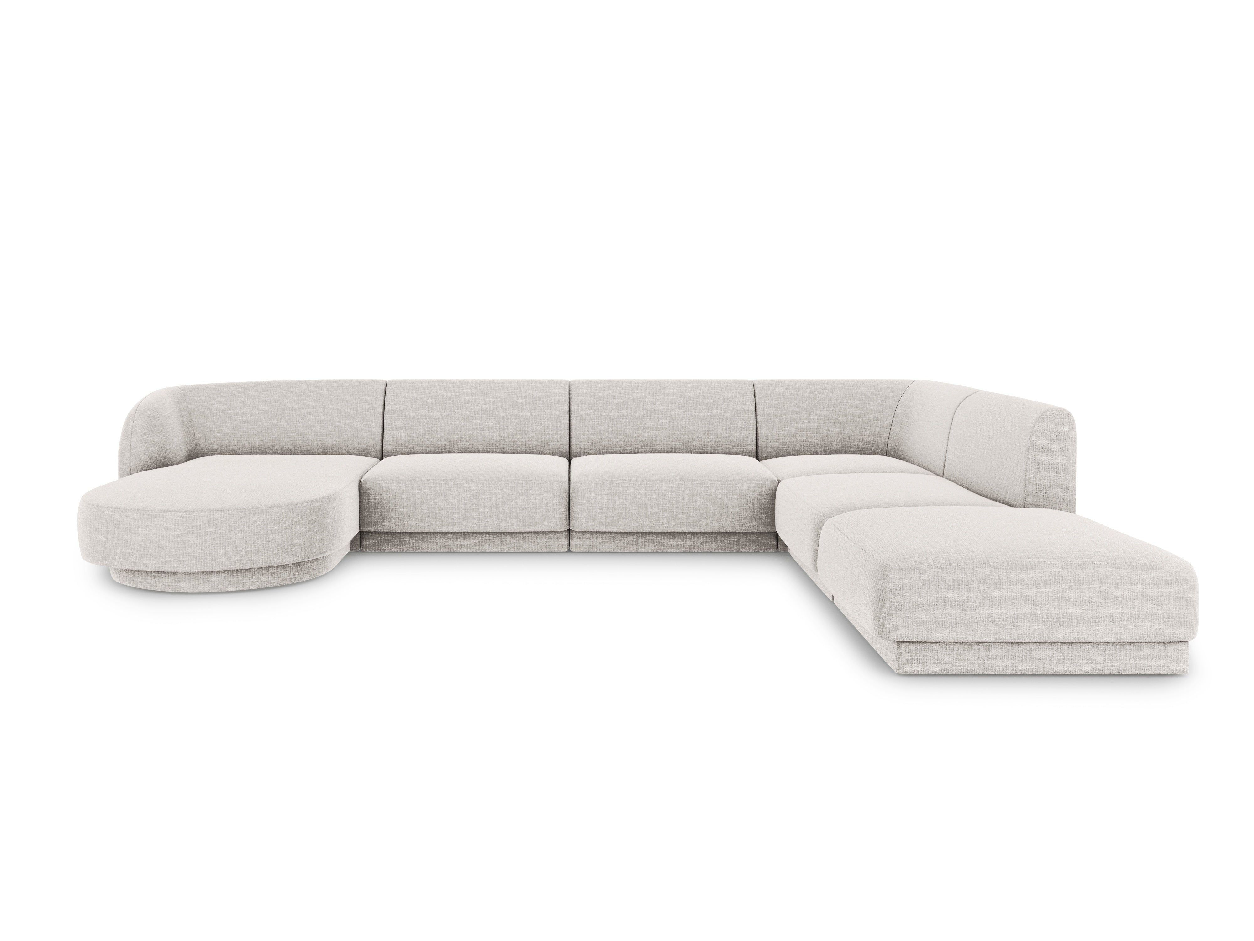Sitzgarnitur Miley 330x255cm, Material: Chenille