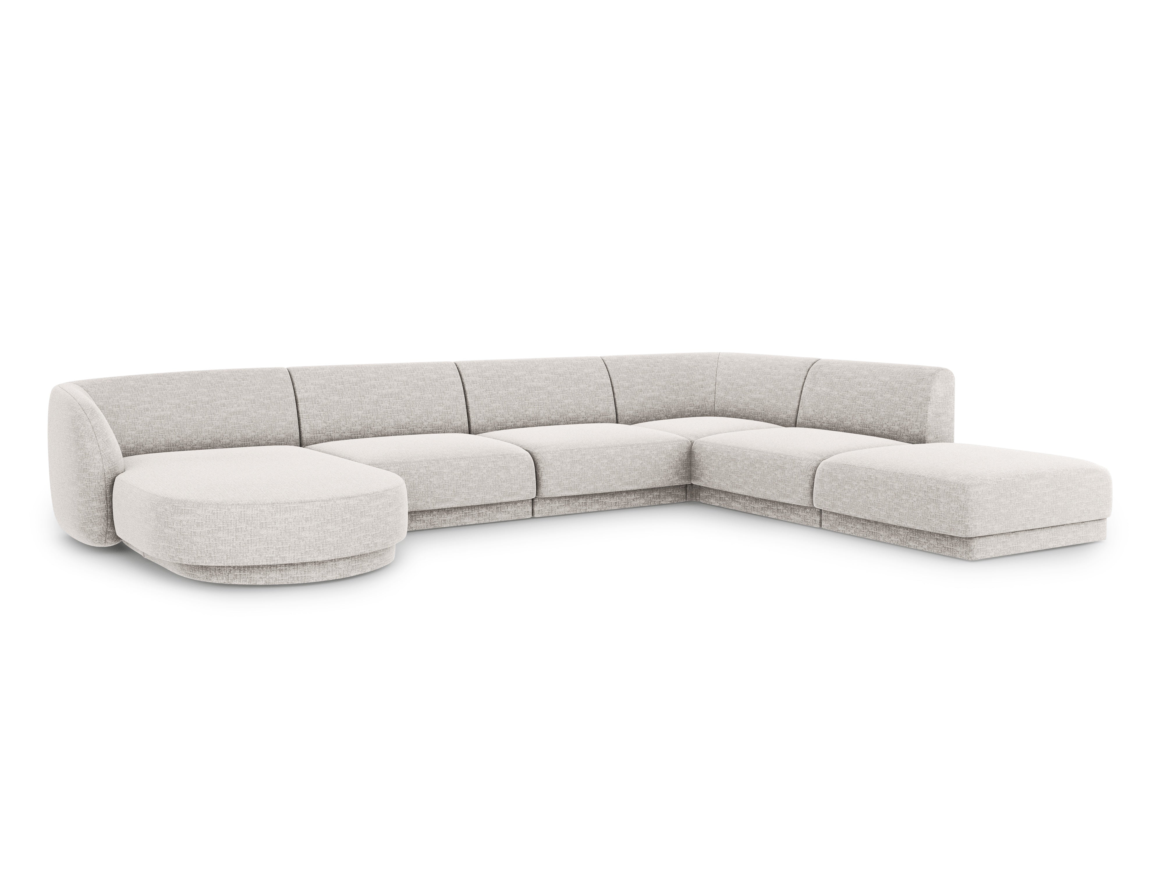 Sitzgarnitur Miley 330x255cm, Material: Chenille