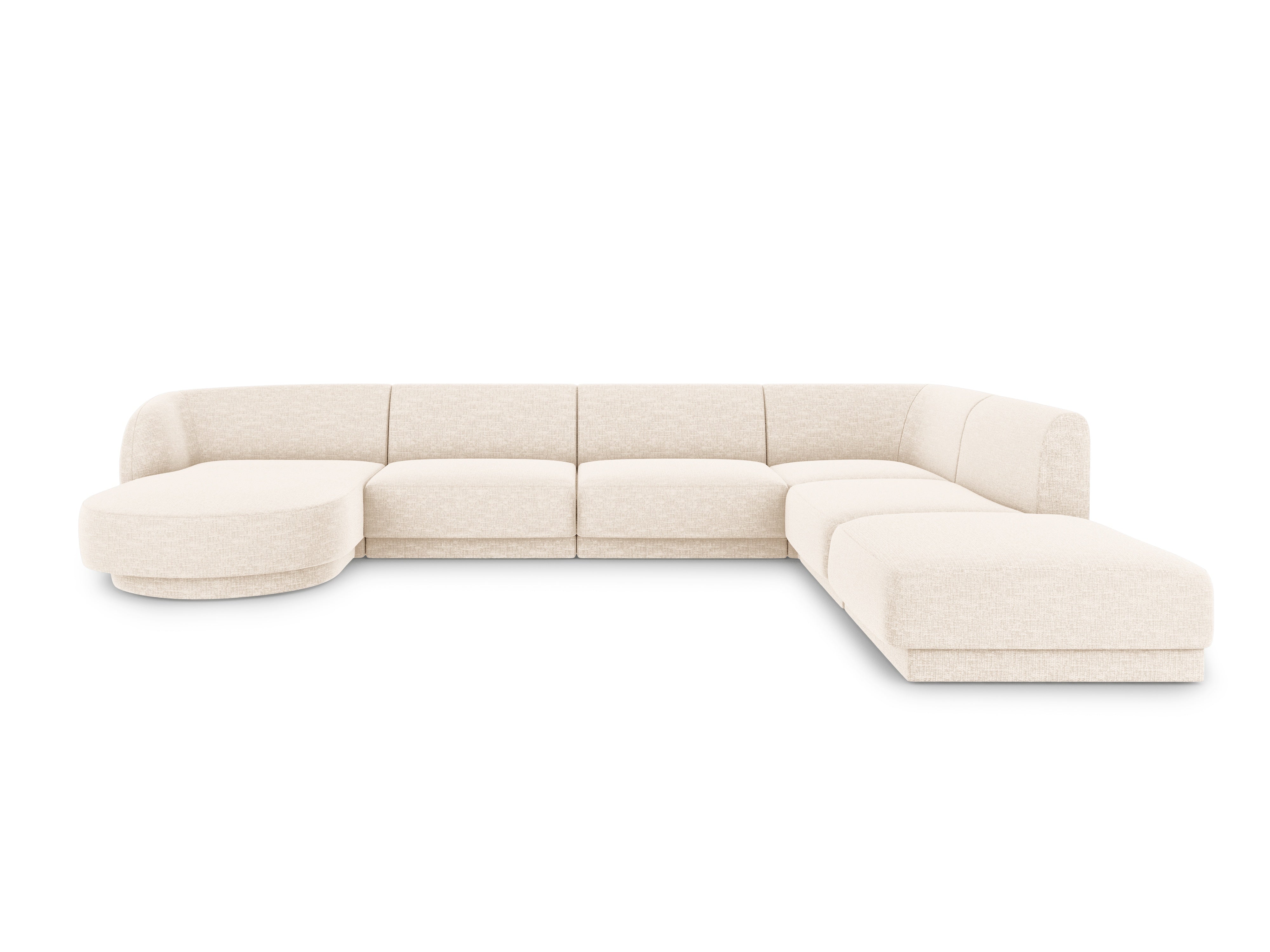 Sitzgarnitur Miley 330x255cm, Material: Chenille