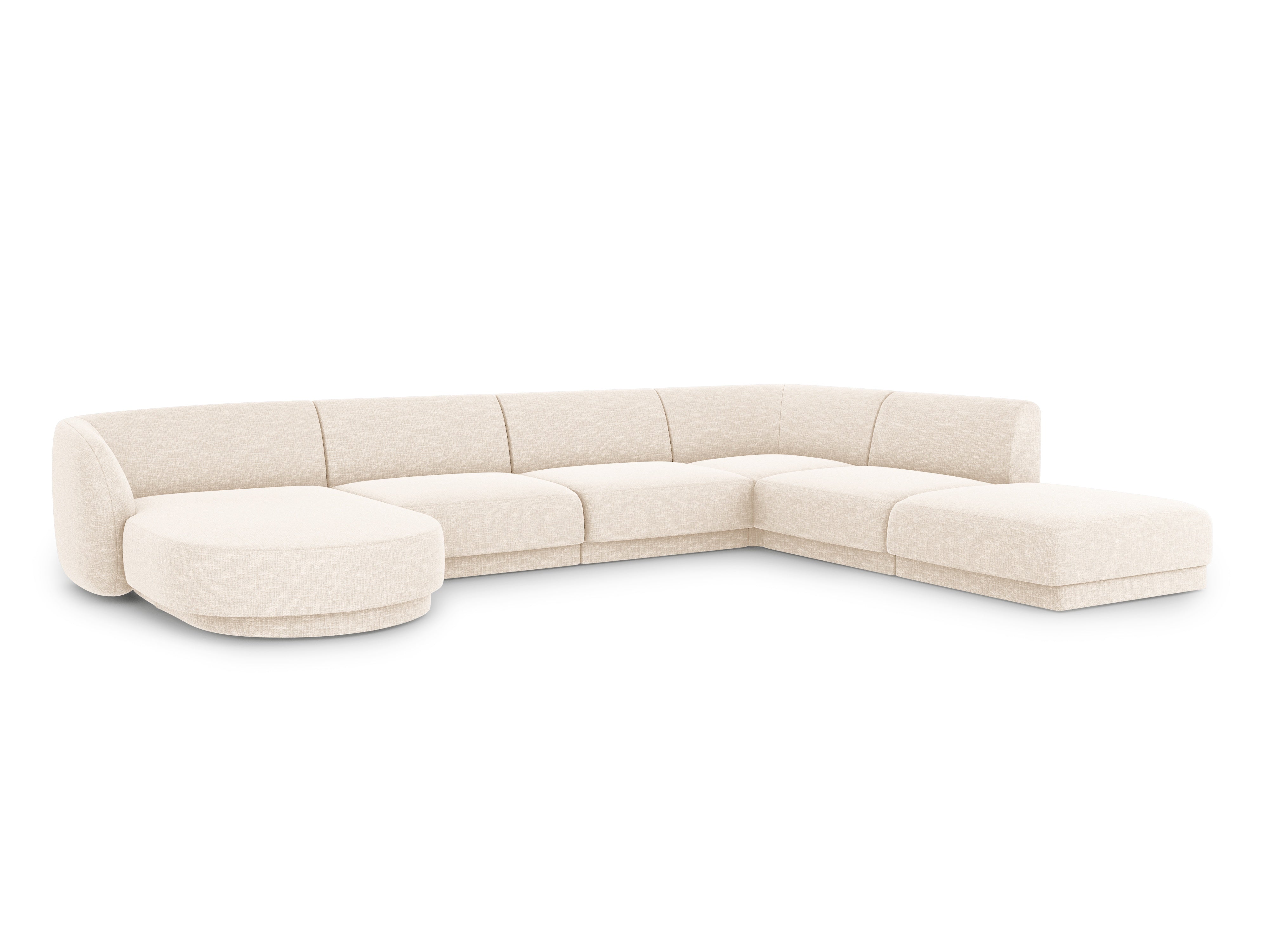 Sitzgarnitur Miley 330x255cm, Material: Chenille