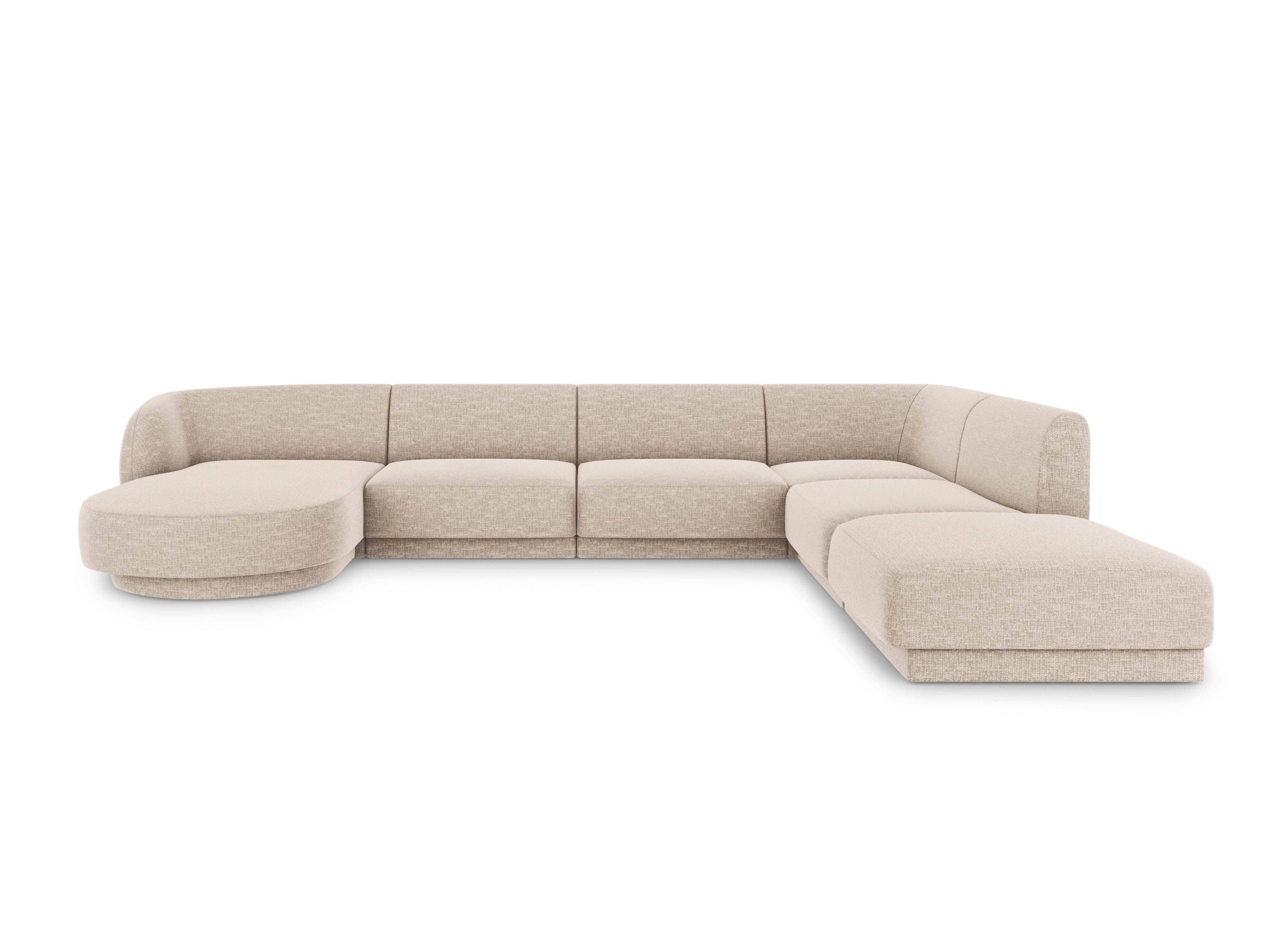 Sitzgarnitur Miley 330x255cm, Material: Chenille