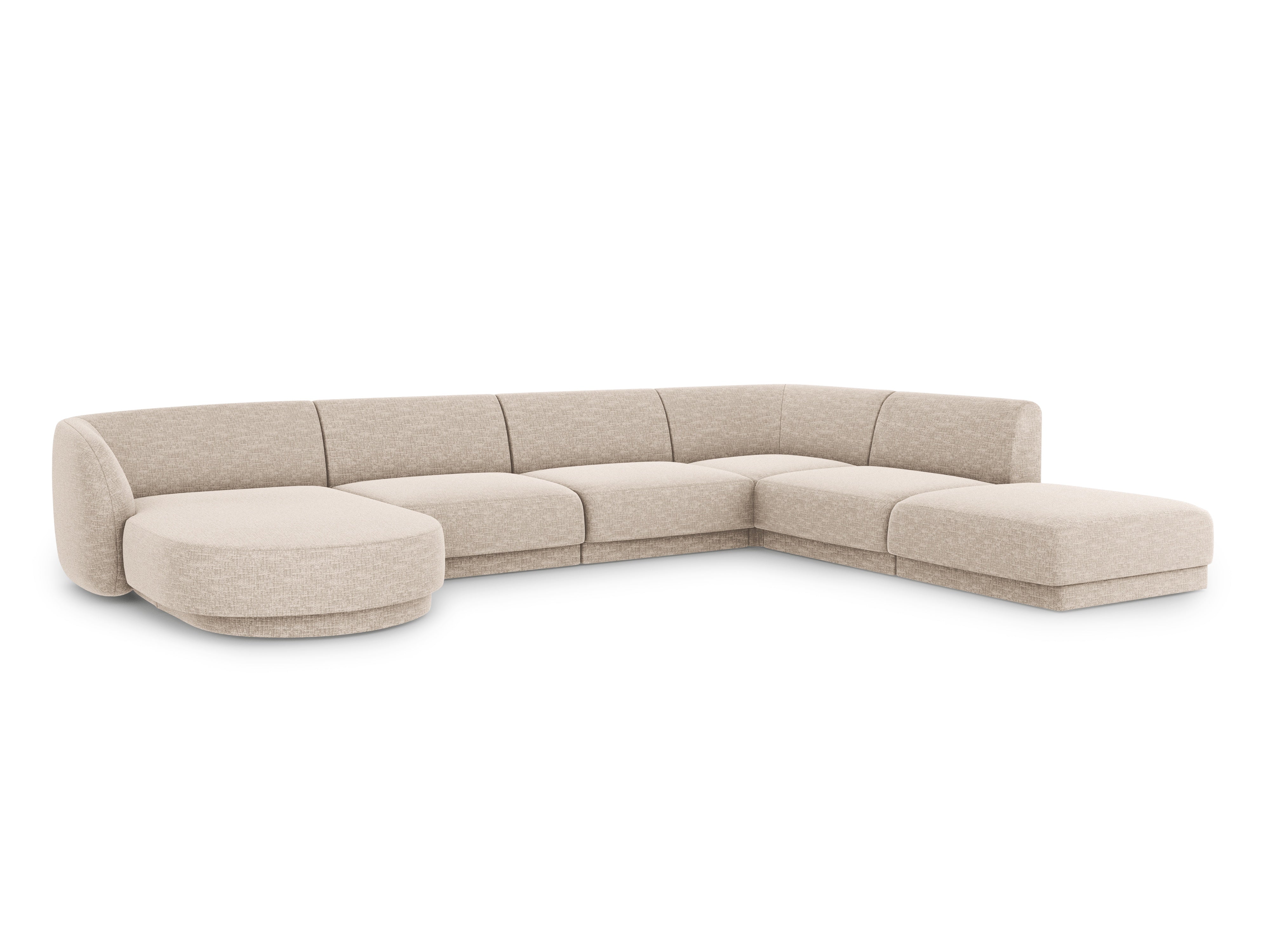 Sitzgarnitur Miley 330x255cm, Material: Chenille