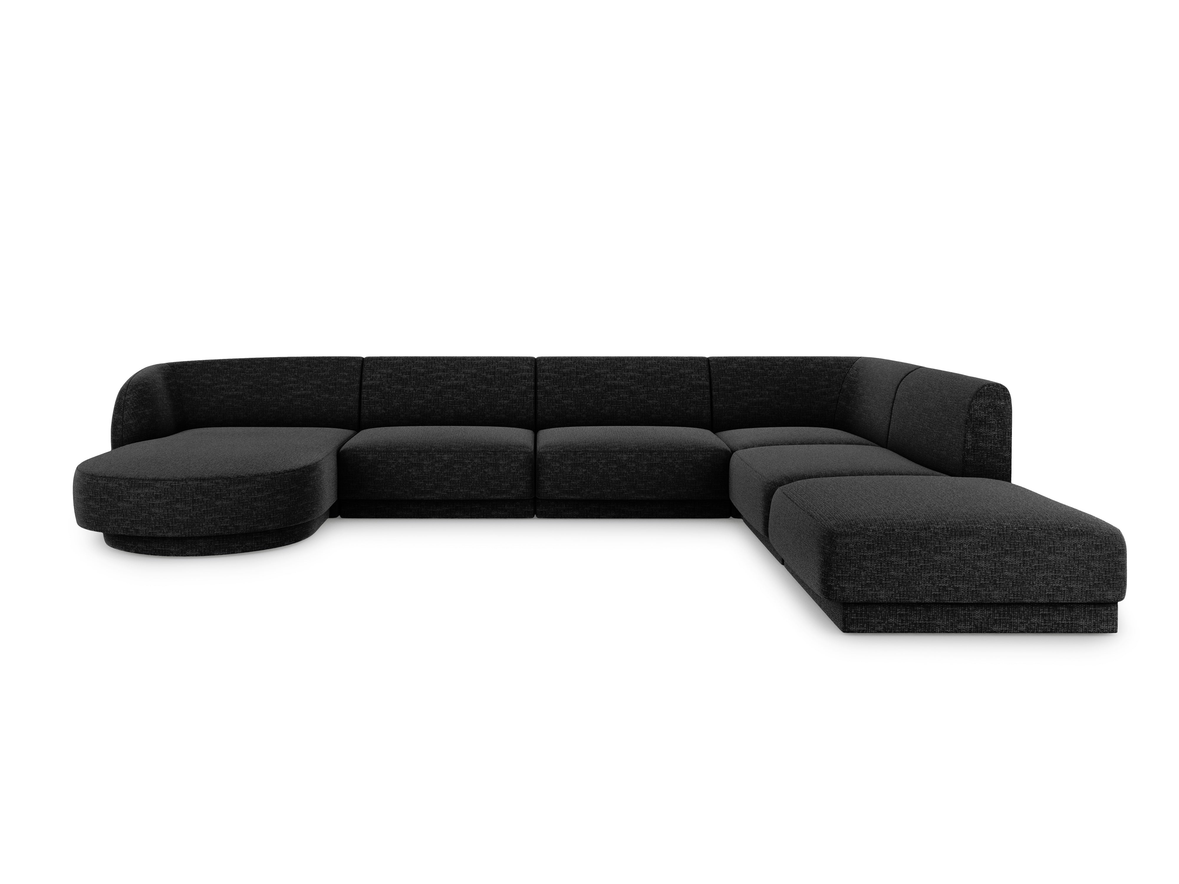 Sitzgarnitur Miley 330x255cm, Material: Chenille