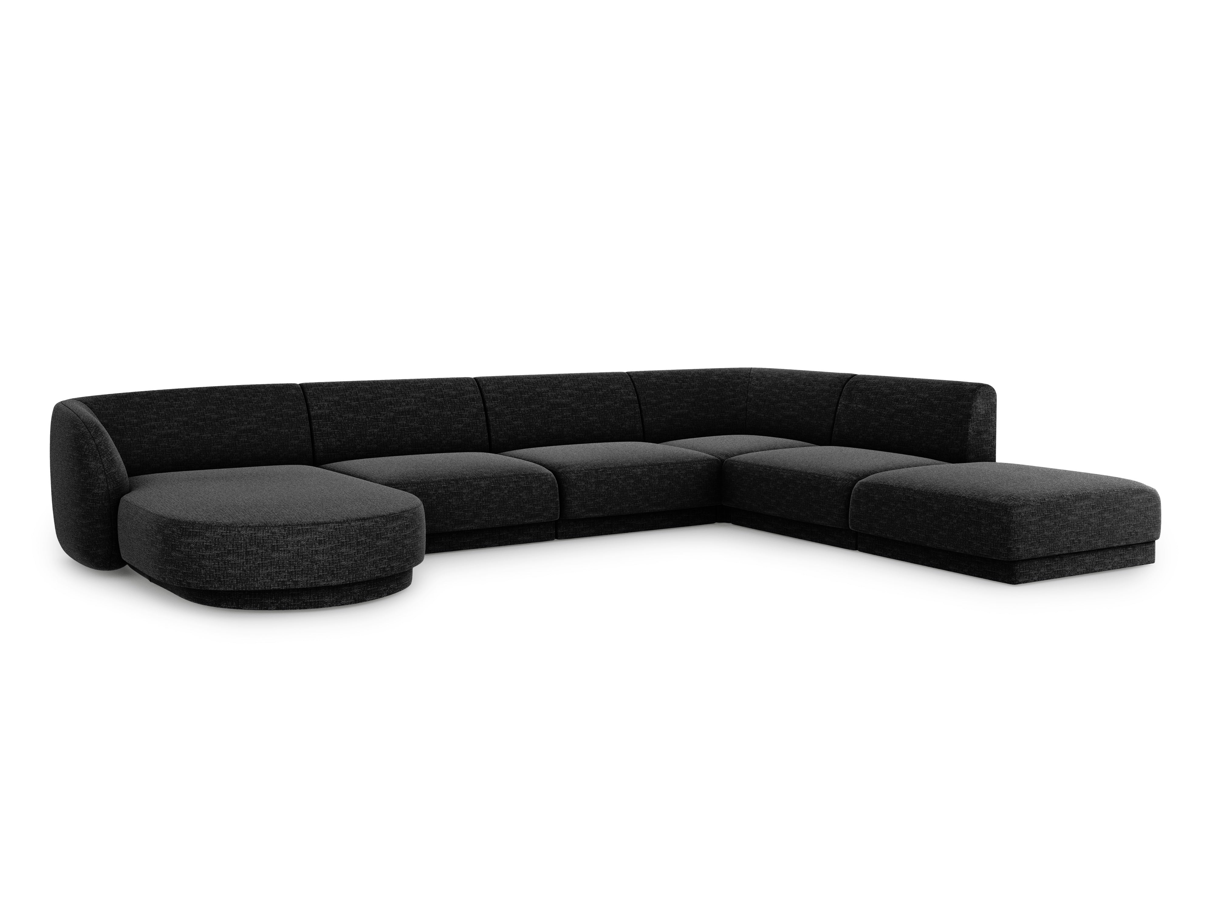 Sitzgarnitur Miley 330x255cm, Material: Chenille