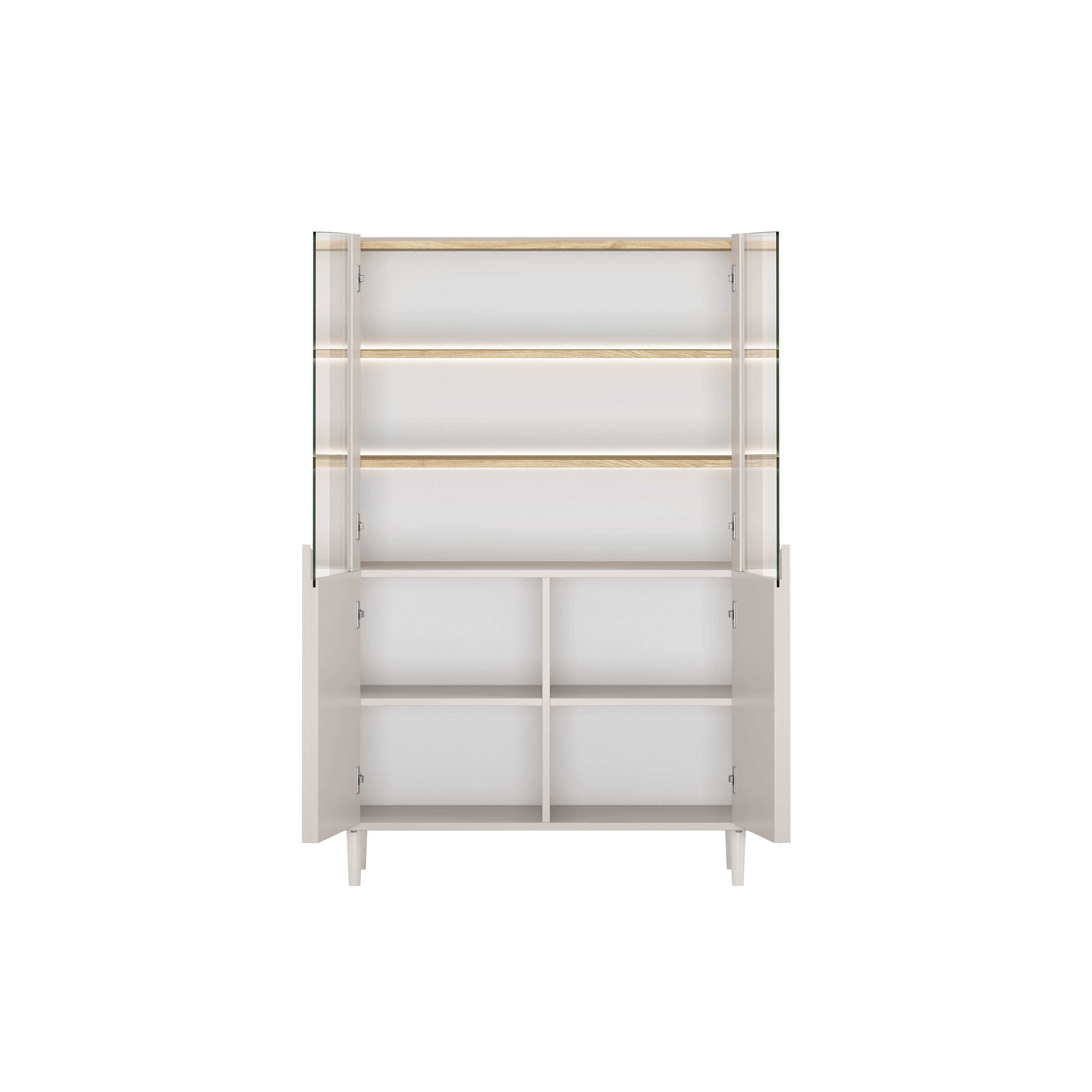 Vitrine Amilio 100x48cm, Material: MDF