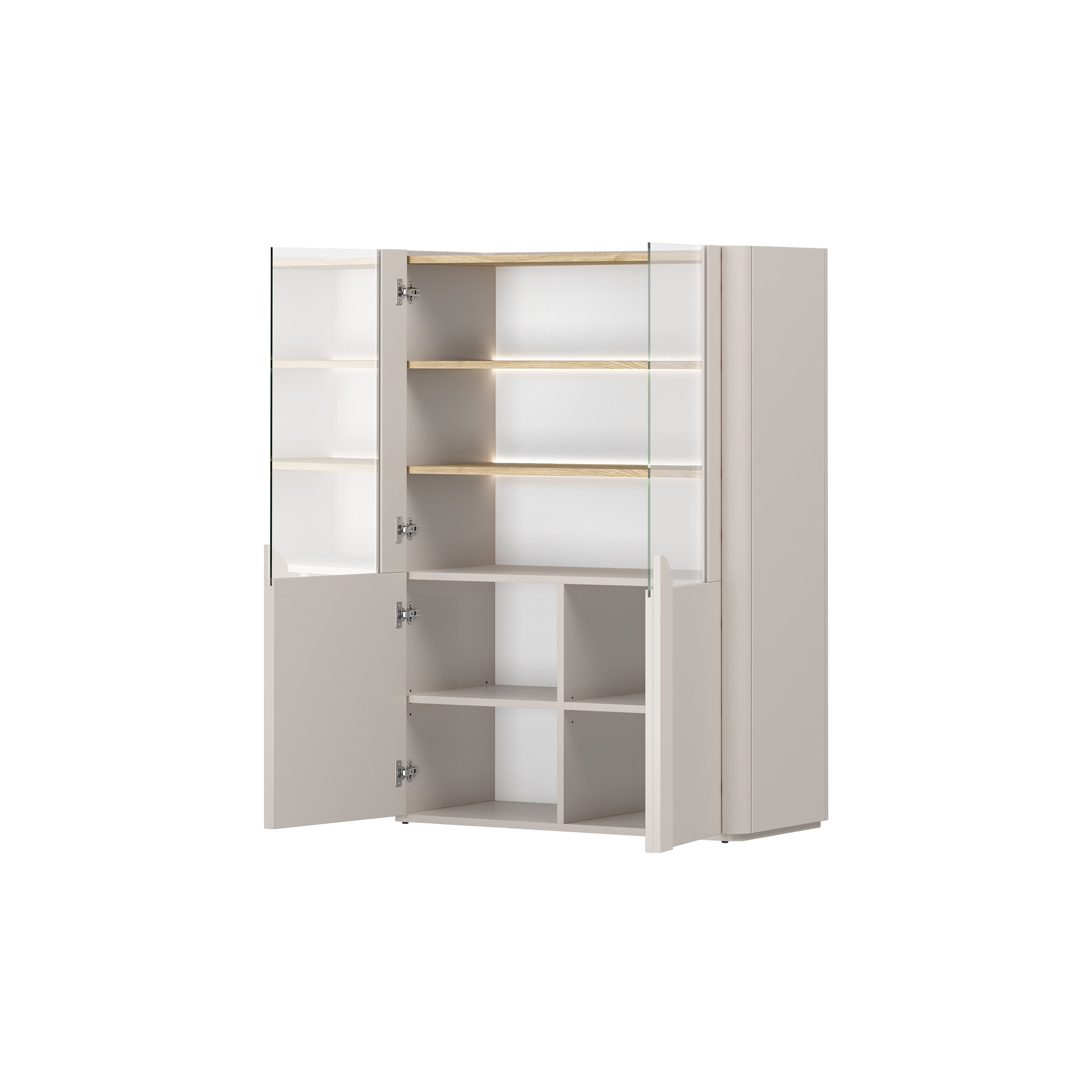 Vitrine Amilio 100x48cm, Material: MDF
