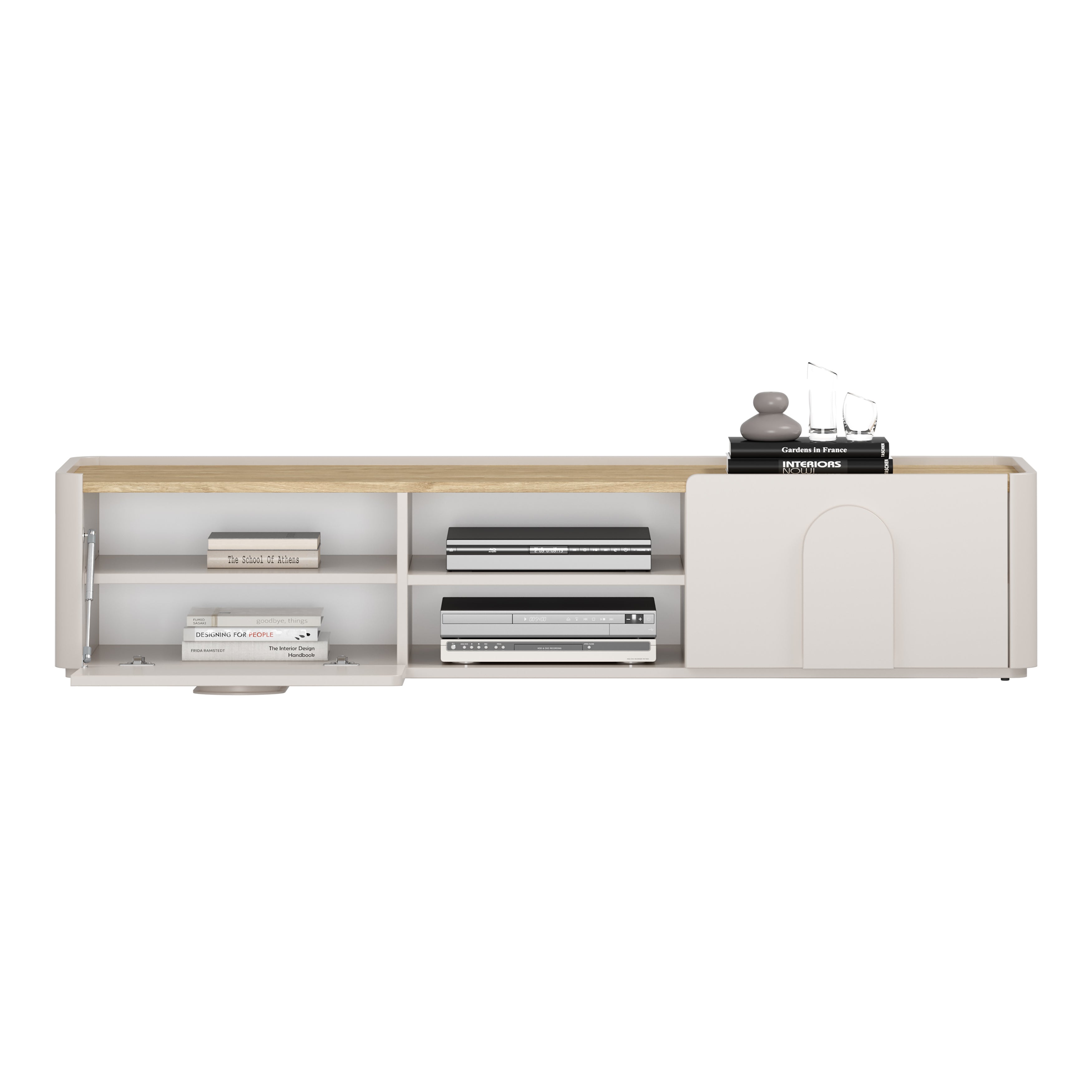 TV Kommode Amilio 170 cm, Material: MDF
