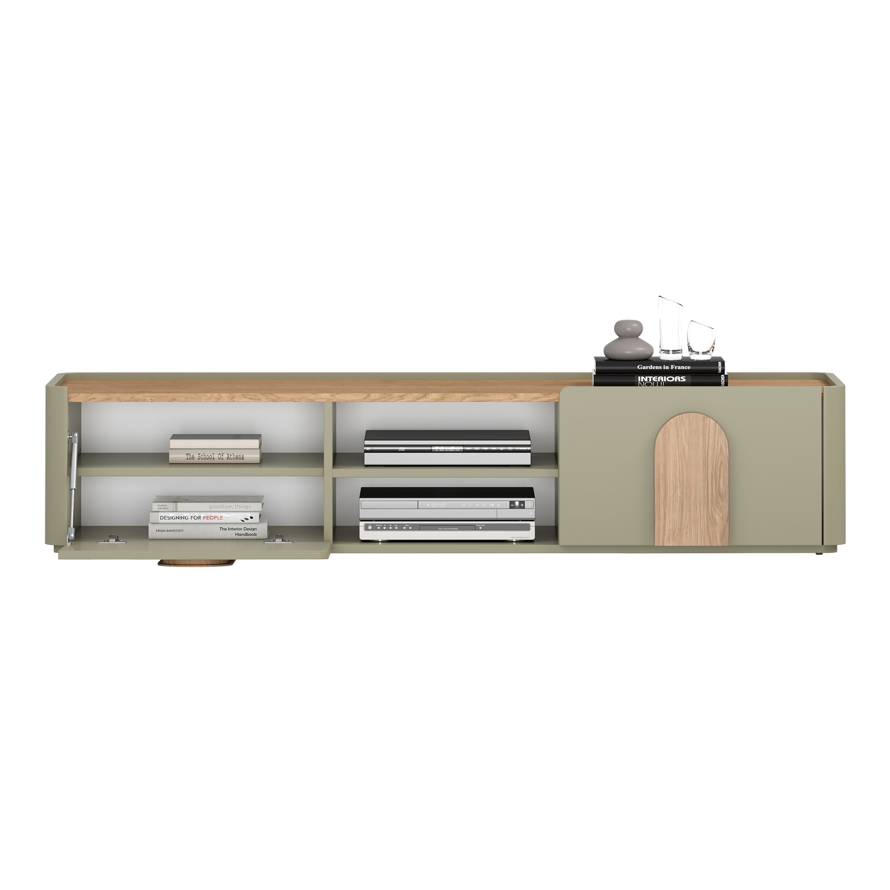 TV Kommode Amilio 170 cm, Material: MDF