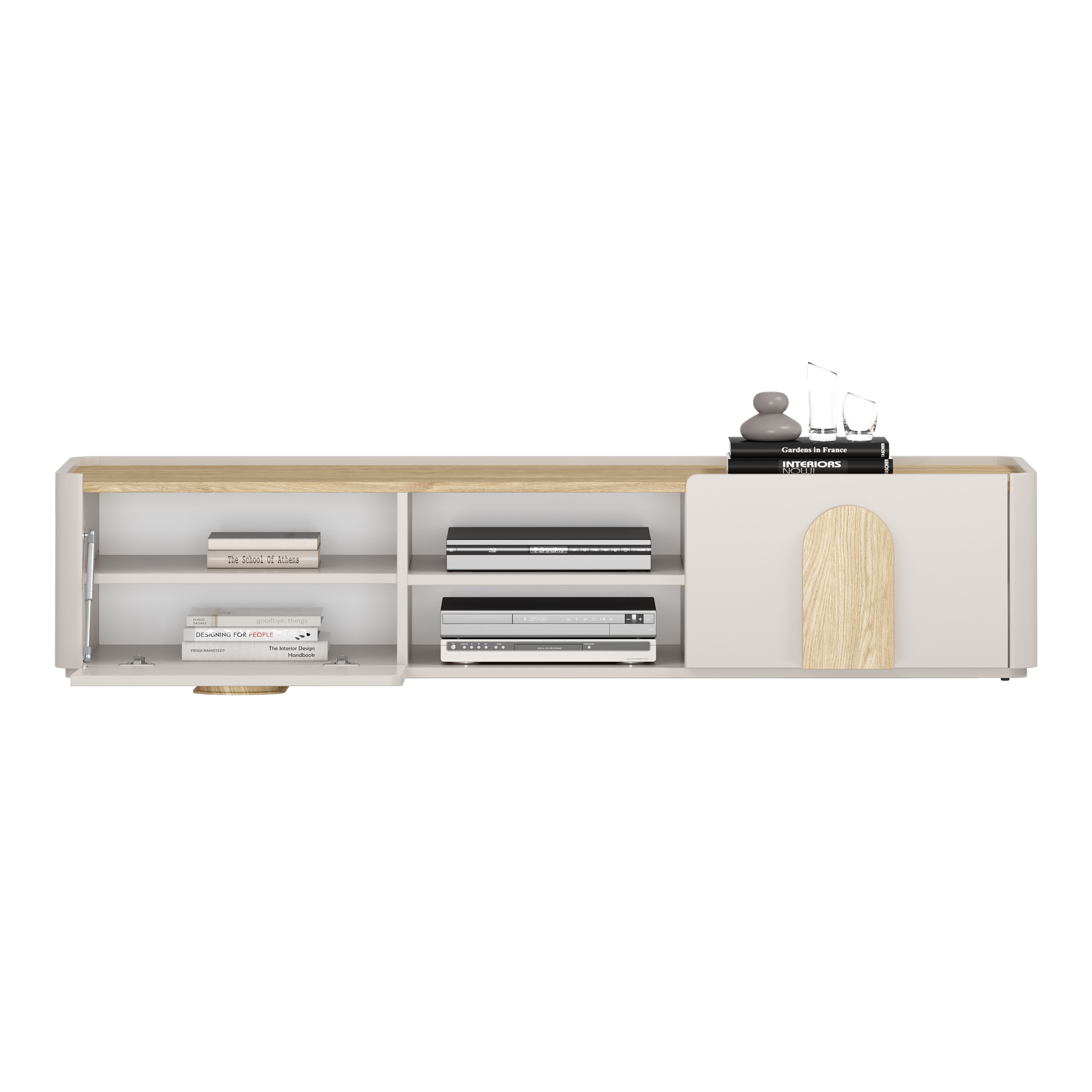 TV Kommode Amilio 170 cm, Material: MDF