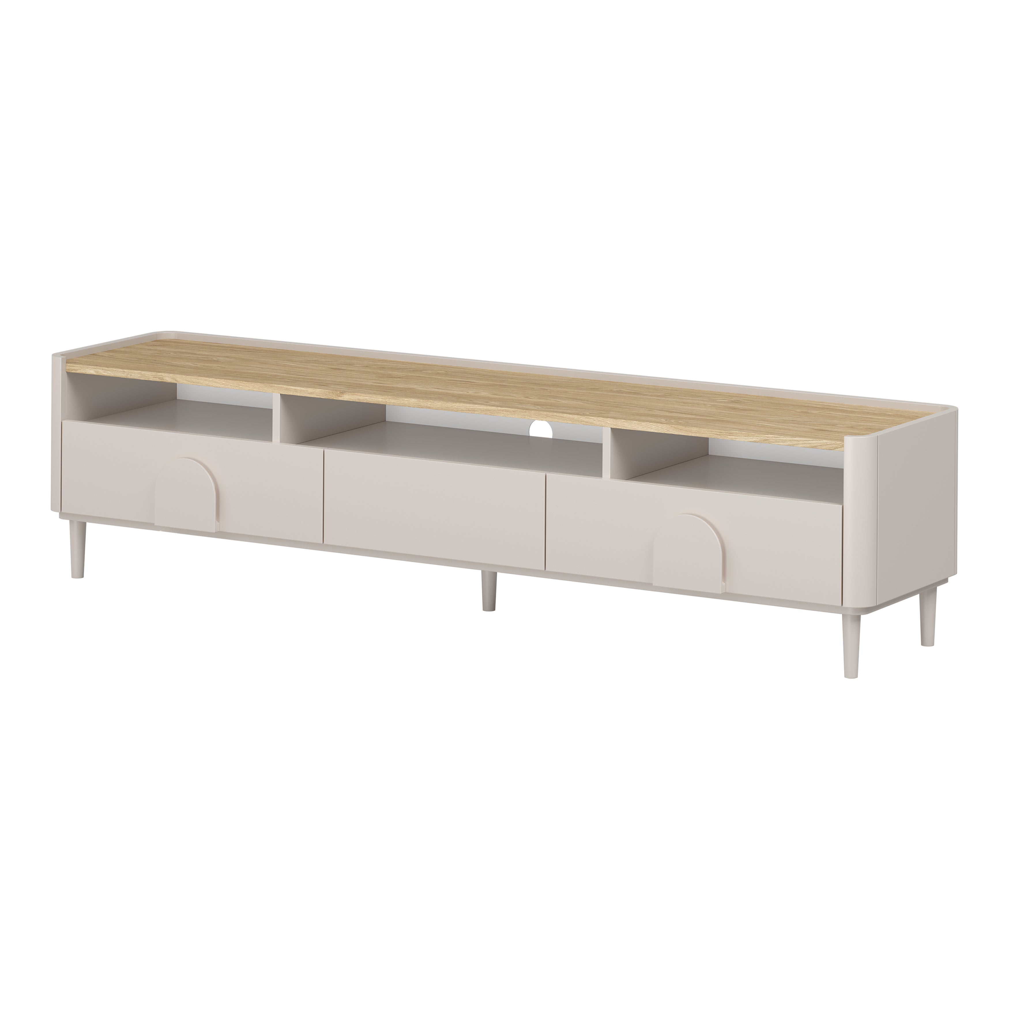 TV Kommode Amilio 200 cm, Material: MDF