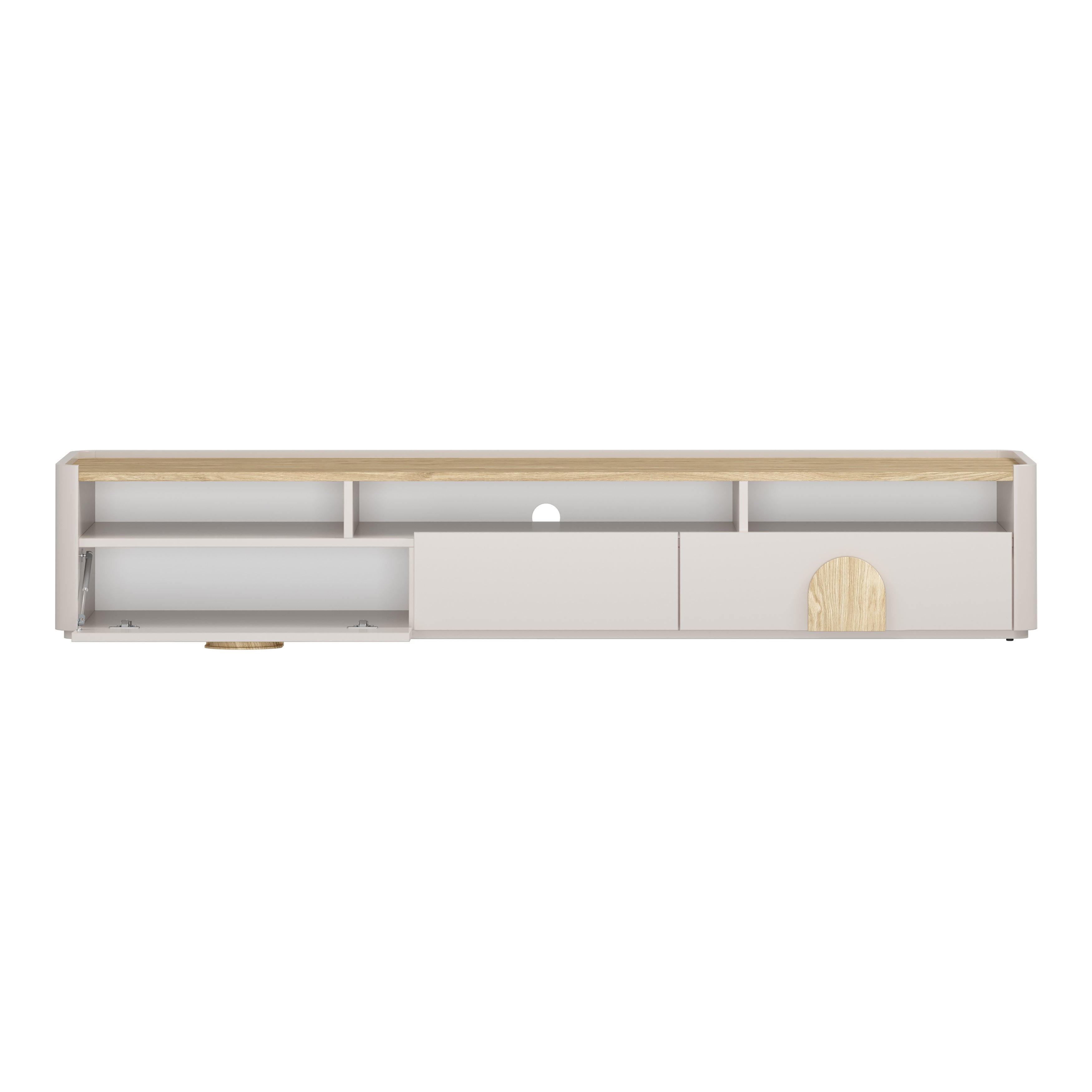 TV Kommode Amilio 200 cm, Material: MDF