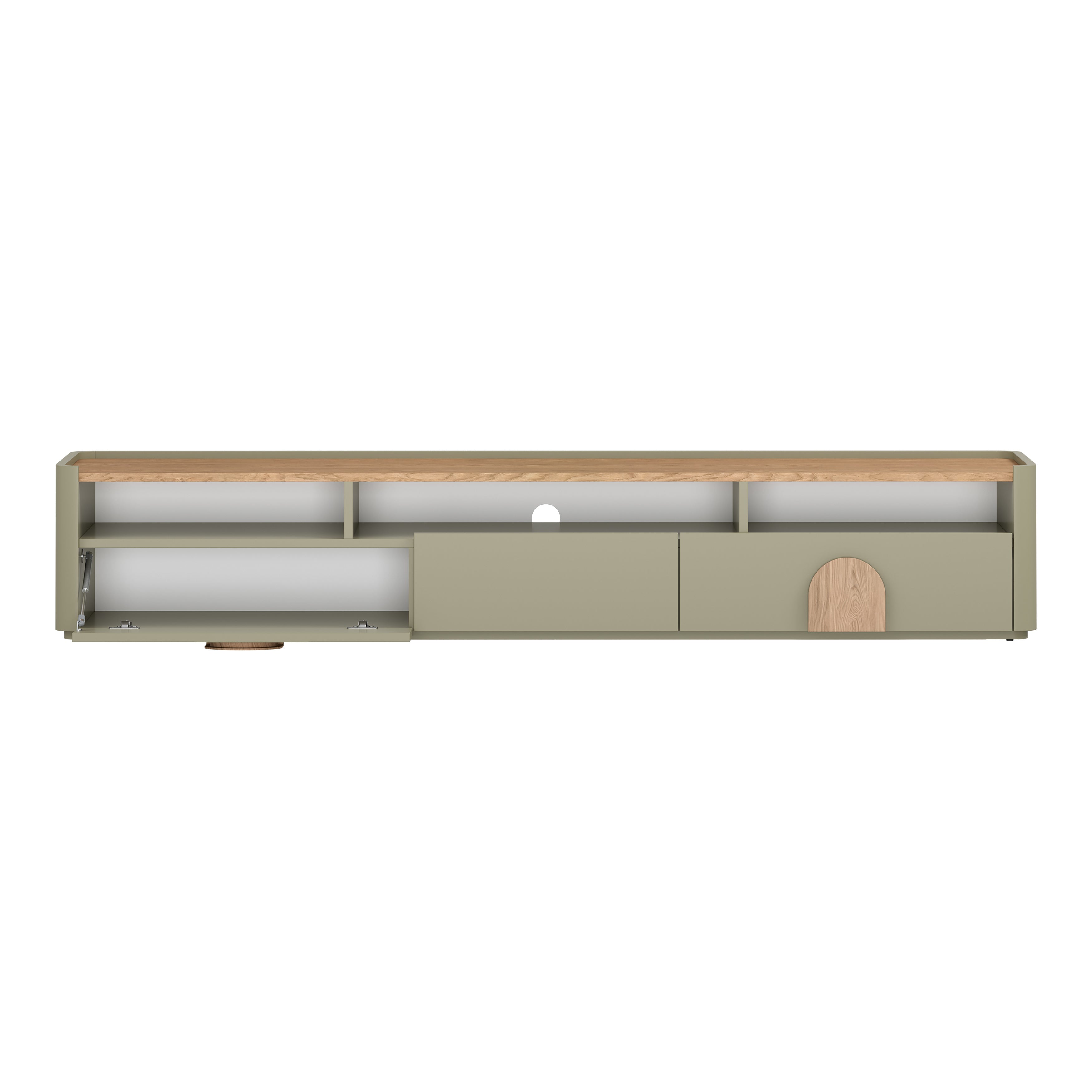 TV Kommode Amilio 200 cm, Material: MDF