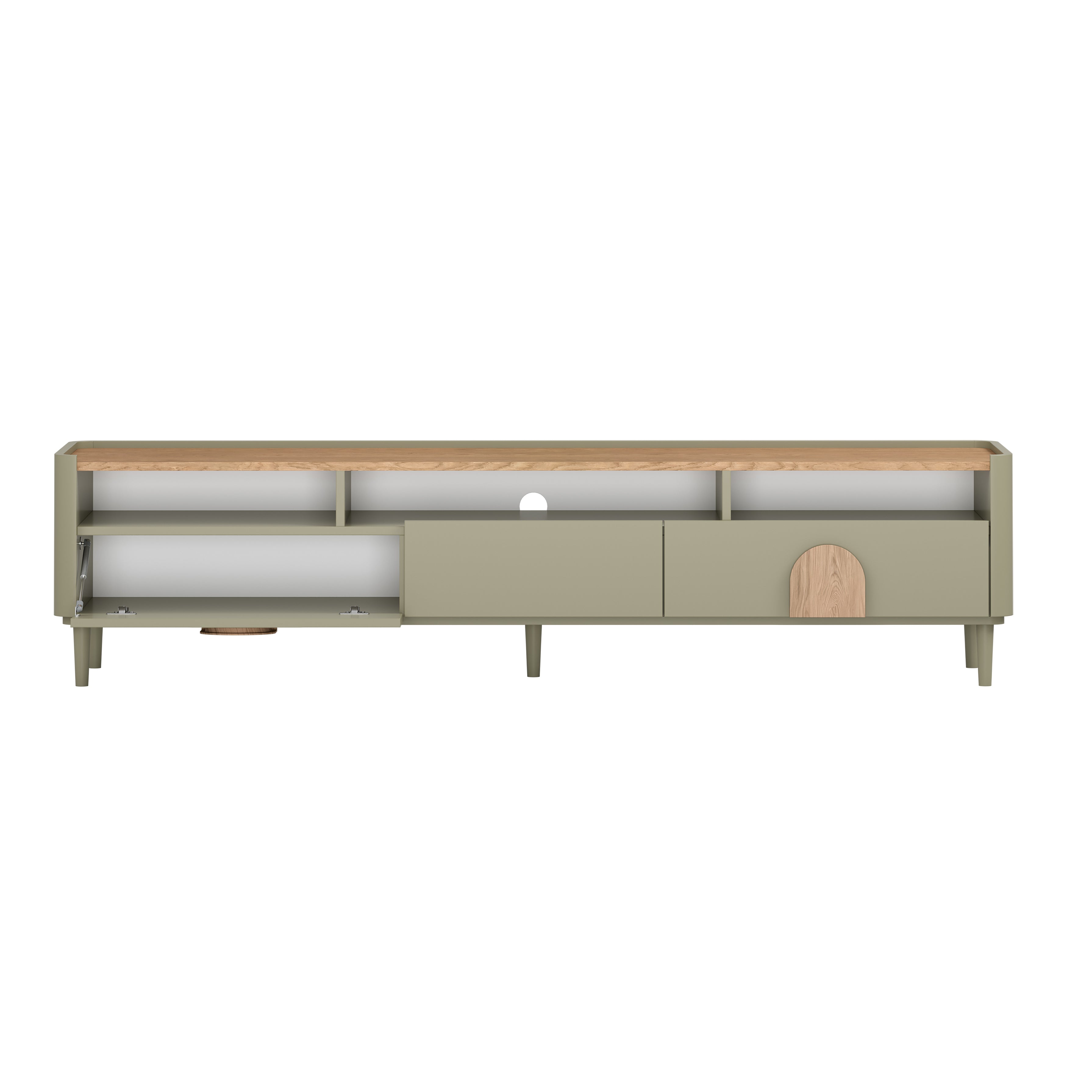 TV Kommode Amilio 200 cm, Material: MDF