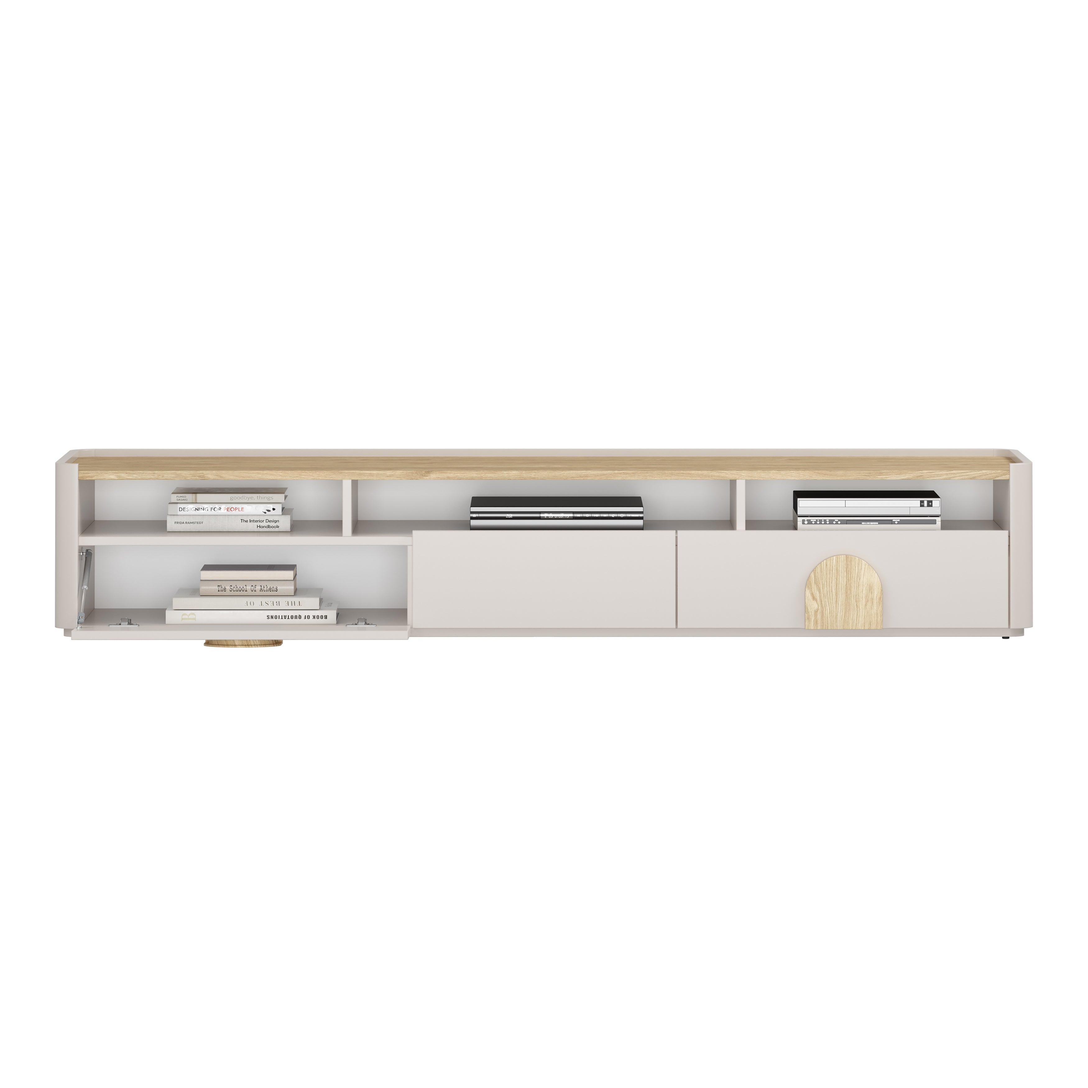 TV Kommode Amilio 200 cm, Material: MDF