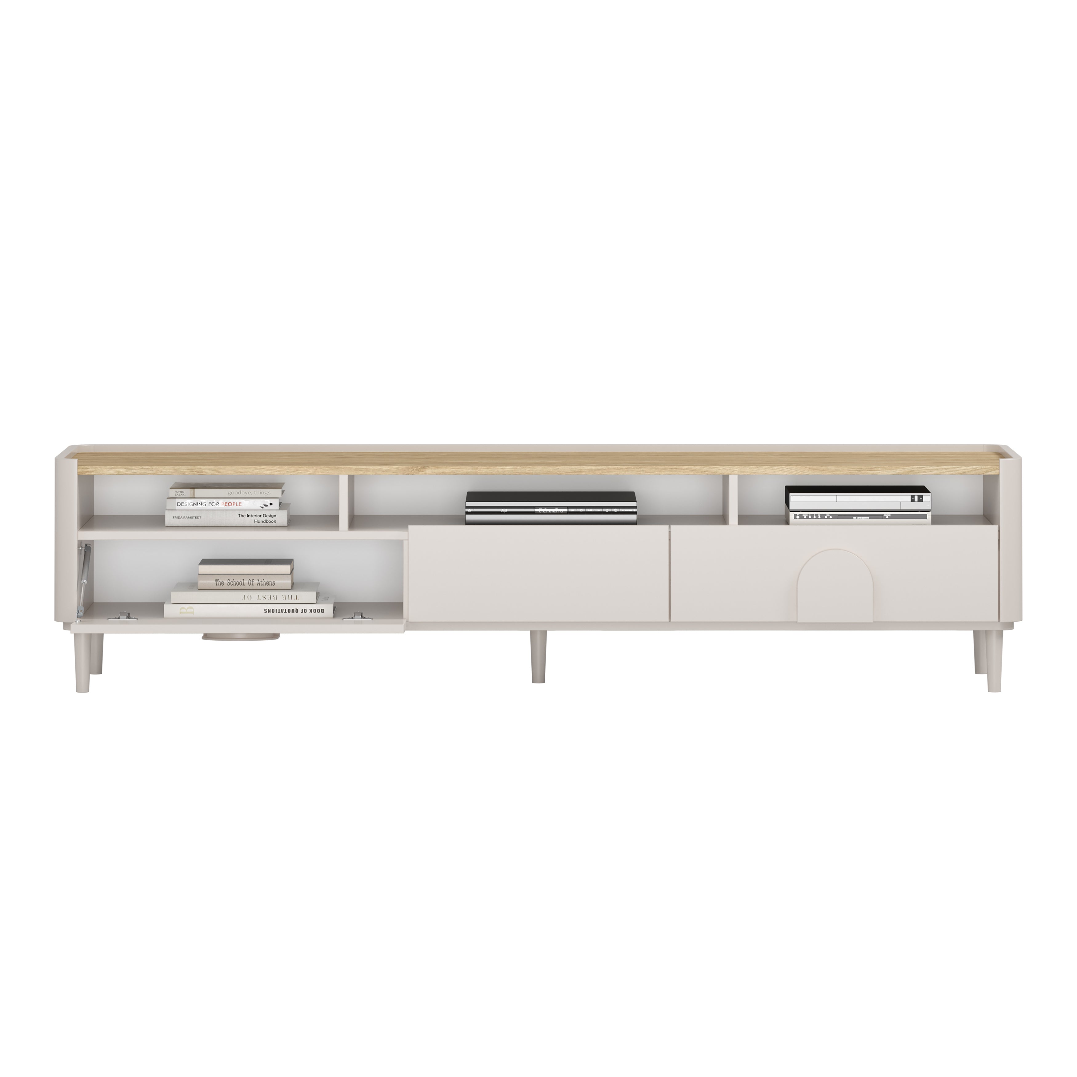 TV Kommode Amilio 200 cm, Material: MDF