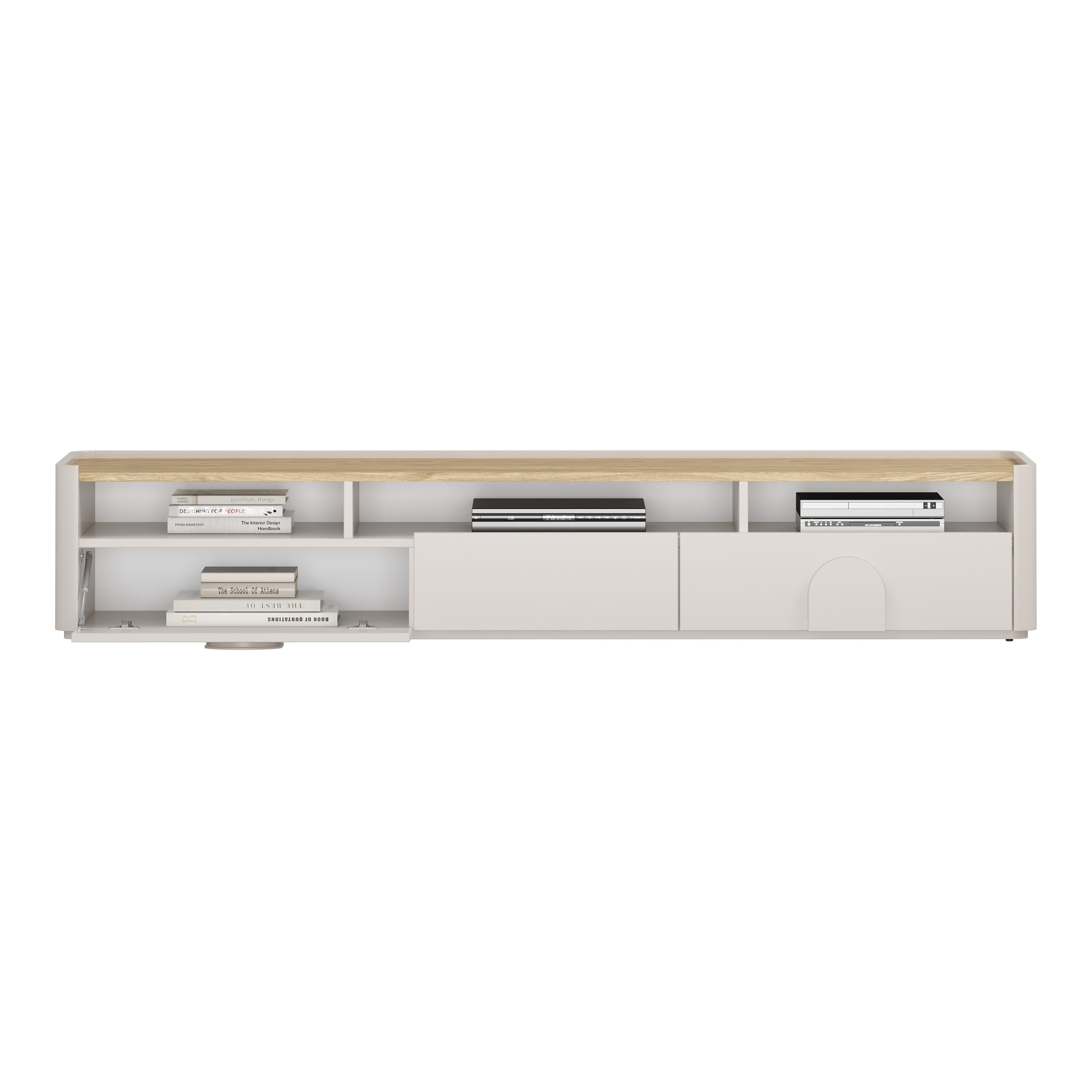 TV Kommode Amilio 200 cm, Material: MDF
