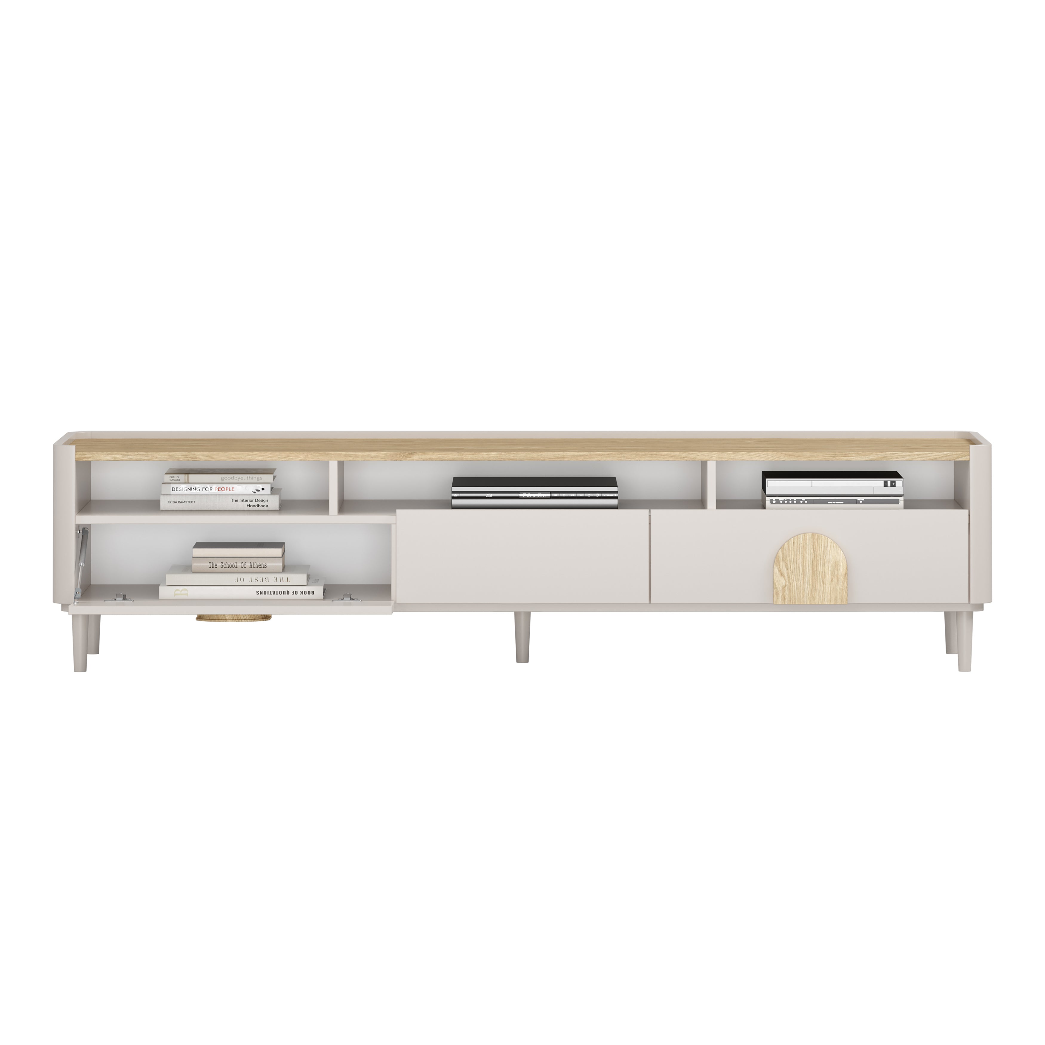 TV Kommode Amilio 200 cm, Material: MDF