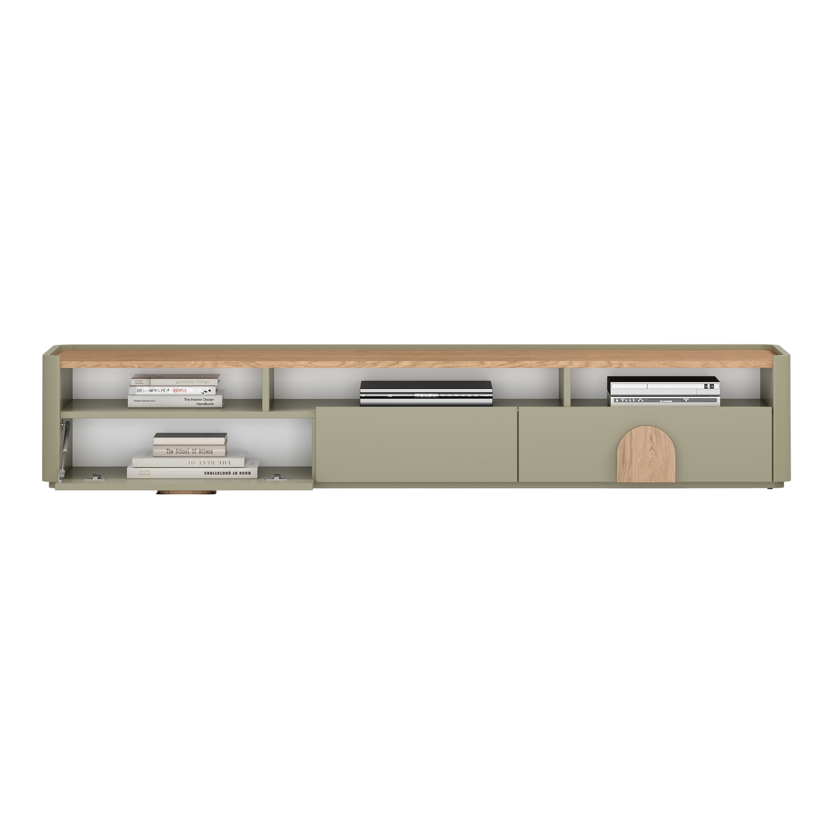TV Kommode Amilio 200 cm, Material: MDF