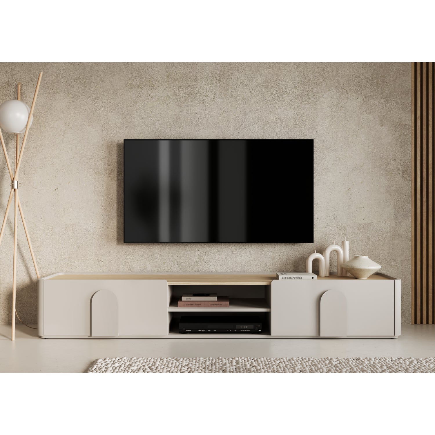 TV Kommode Amilio 220 cm, Material: MDF