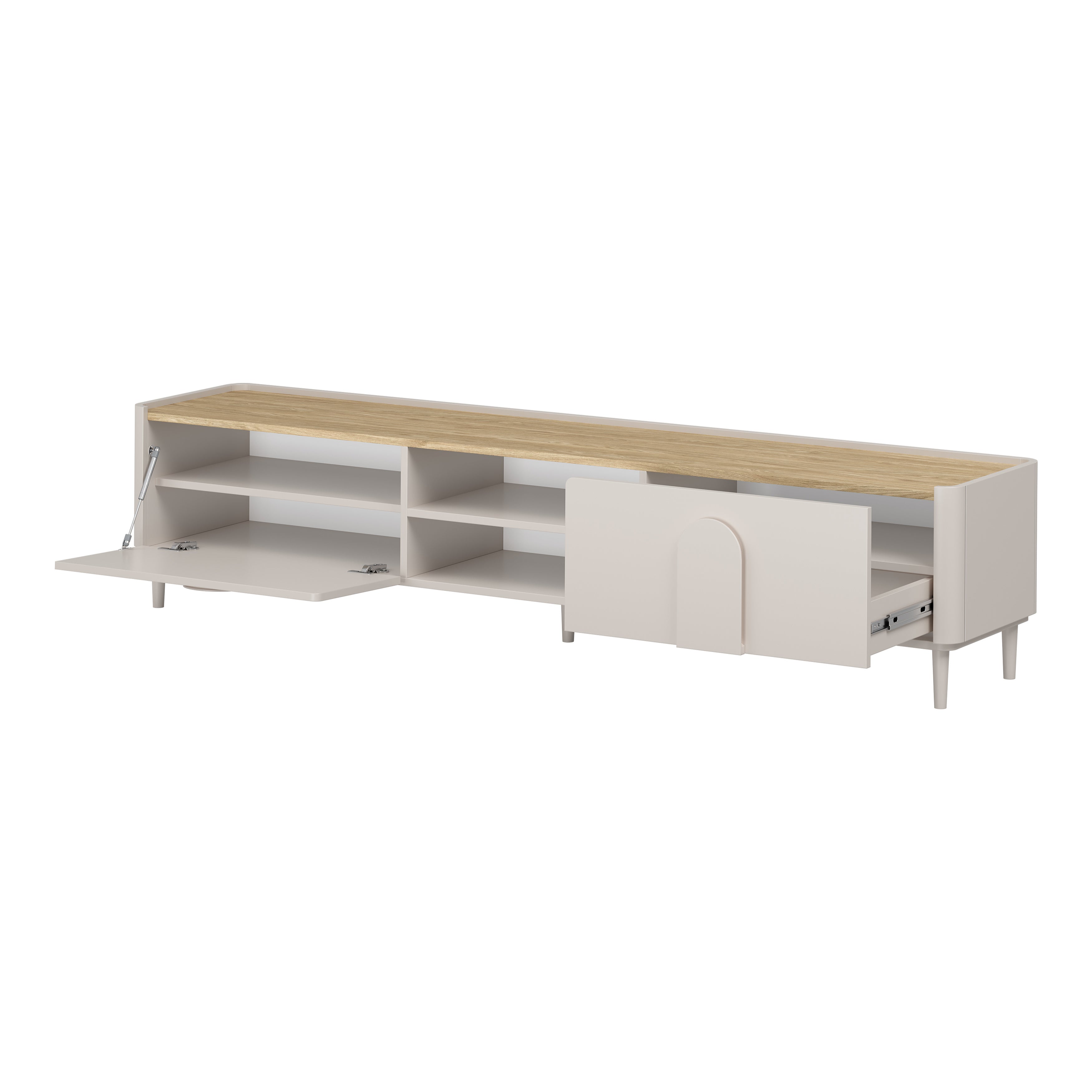 TV Kommode Amilio 220 cm, Material: MDF