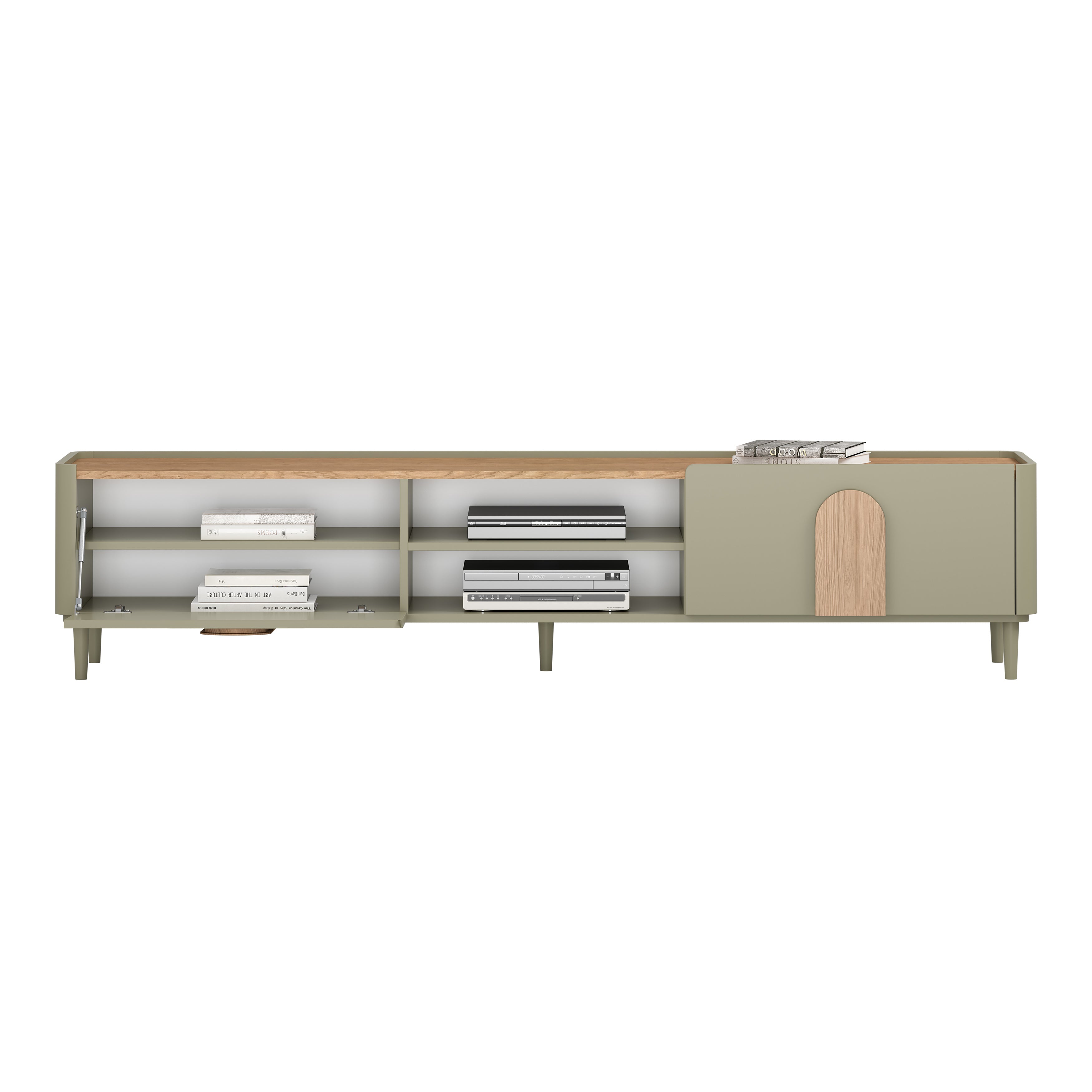 TV Kommode Amilio 220 cm, Material: MDF