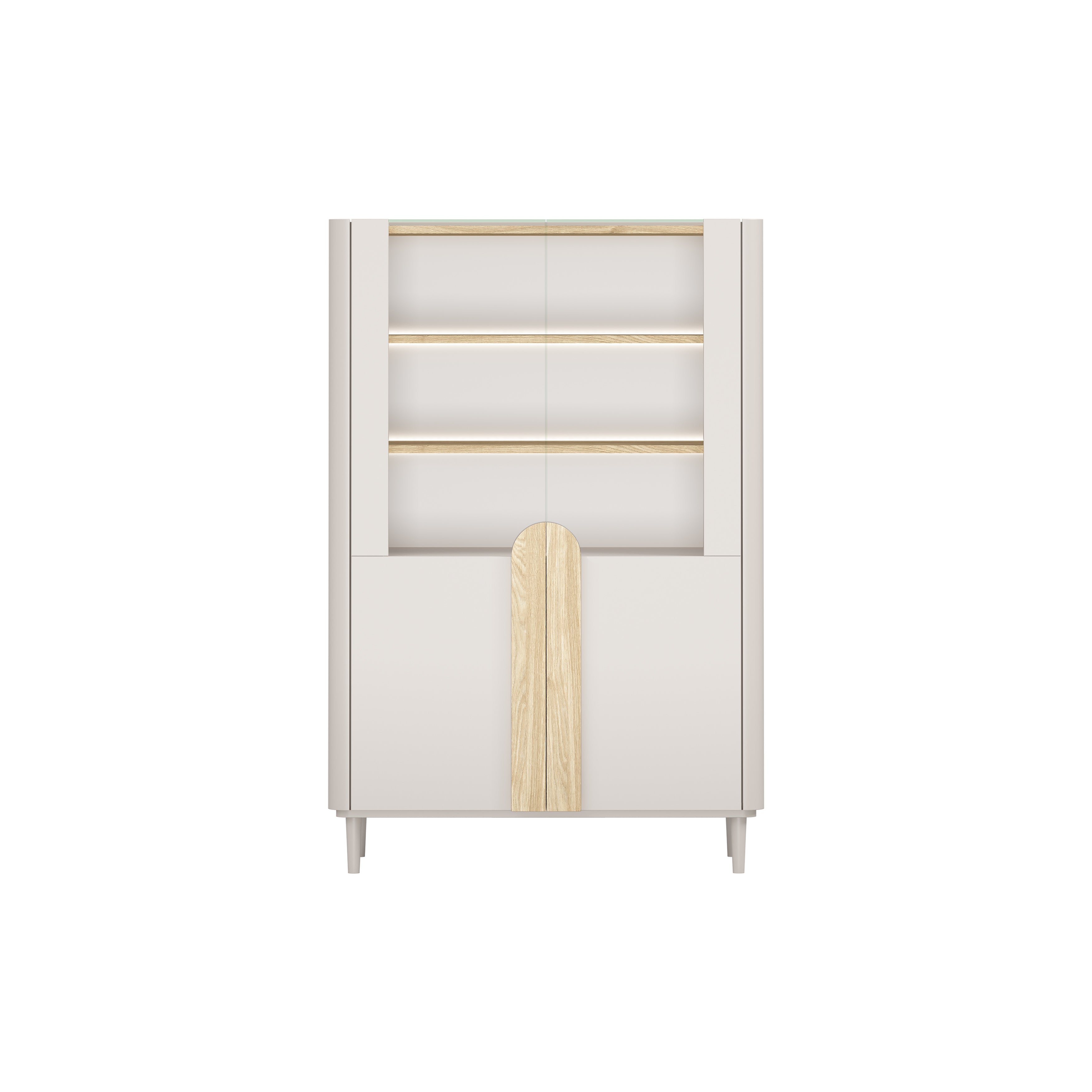 Vitrine Amilio 100x48cm, Material: MDF