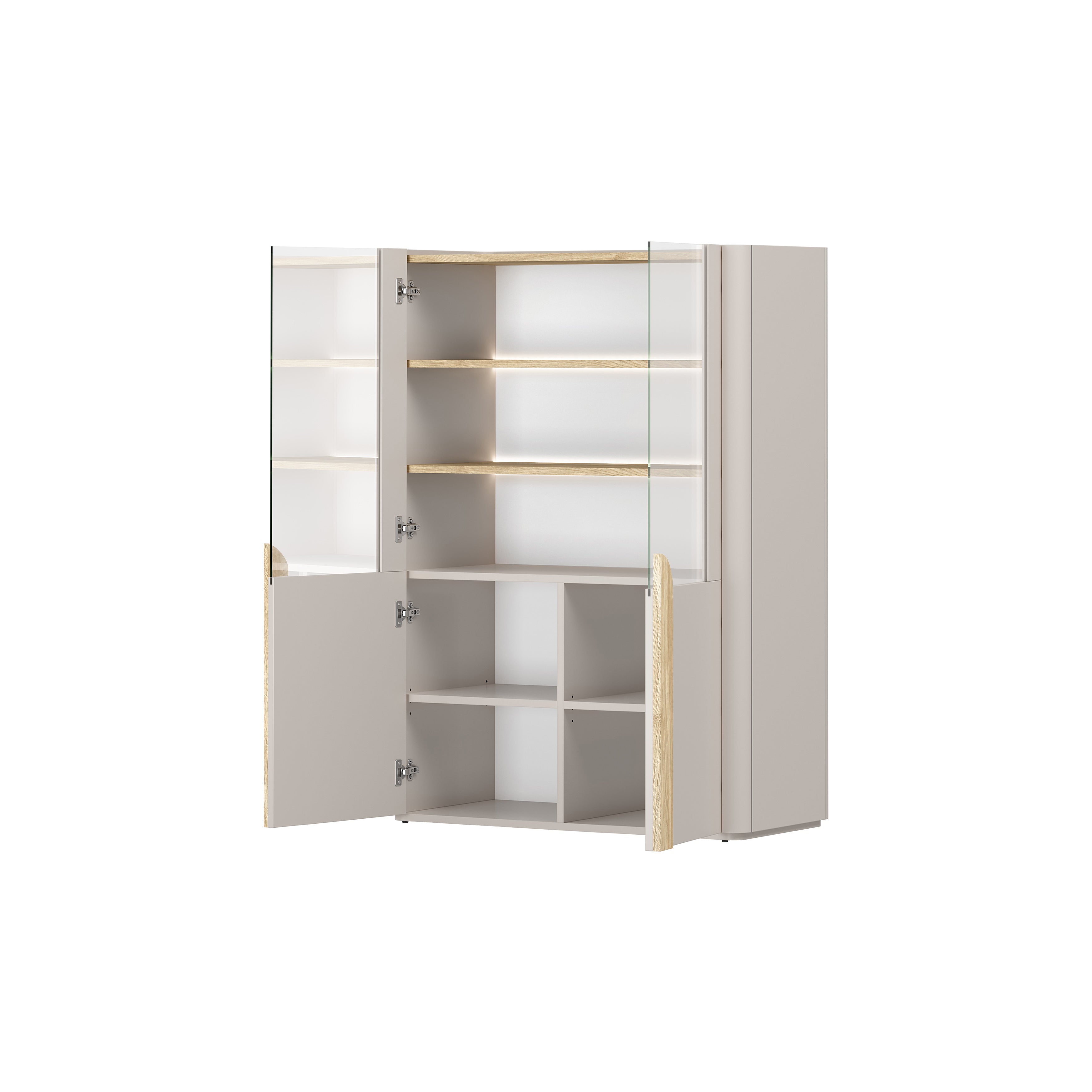 Vitrine Amilio 100x48cm, Material: MDF