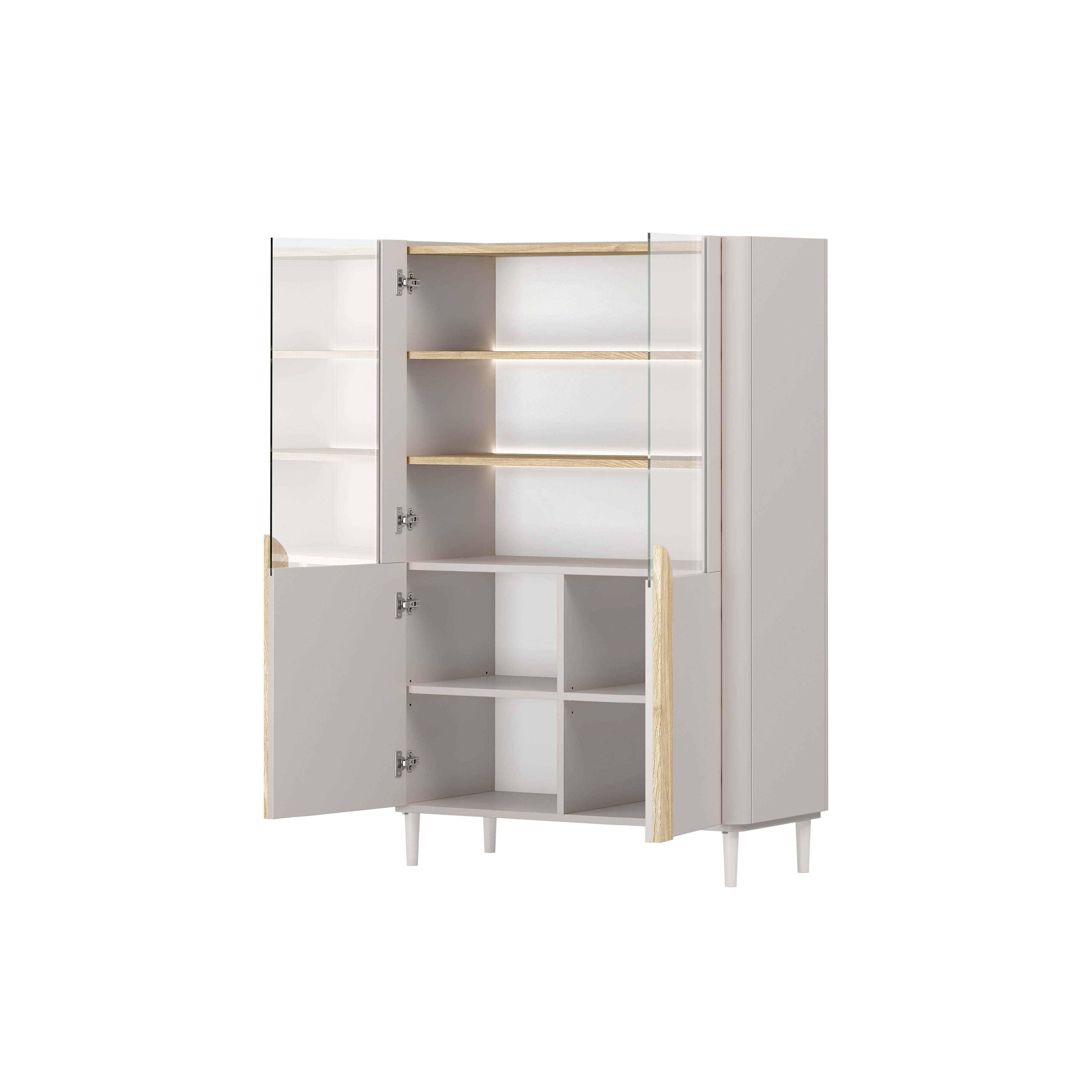 Vitrine Amilio 100x48cm, Material: MDF