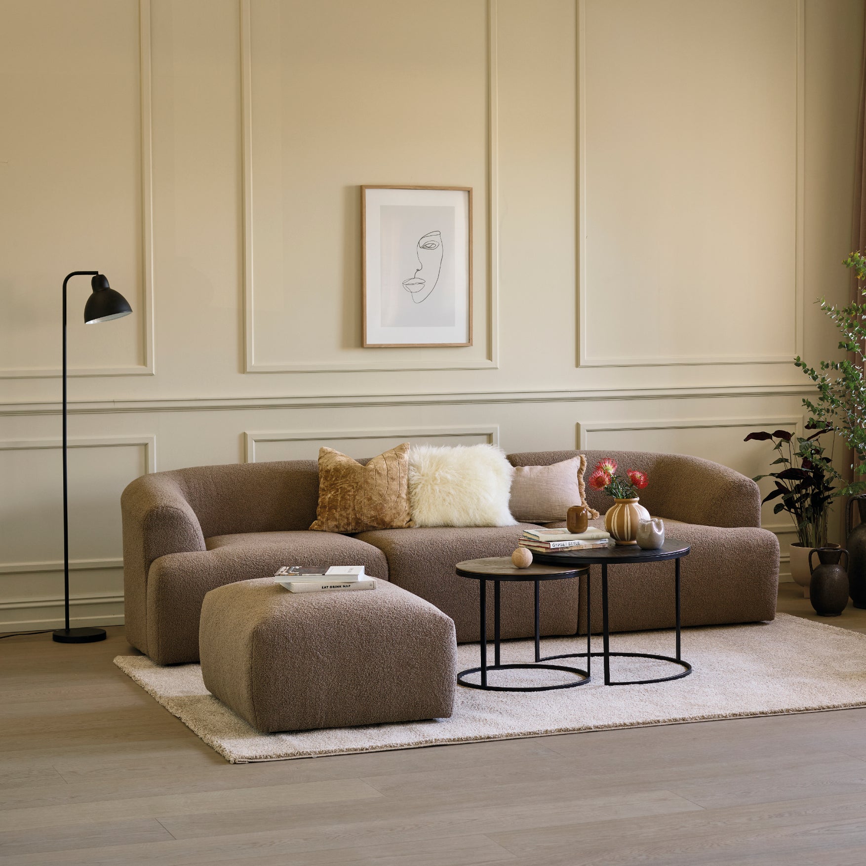 Modulare Garnitur Baloo , Material: Auswahl möglich