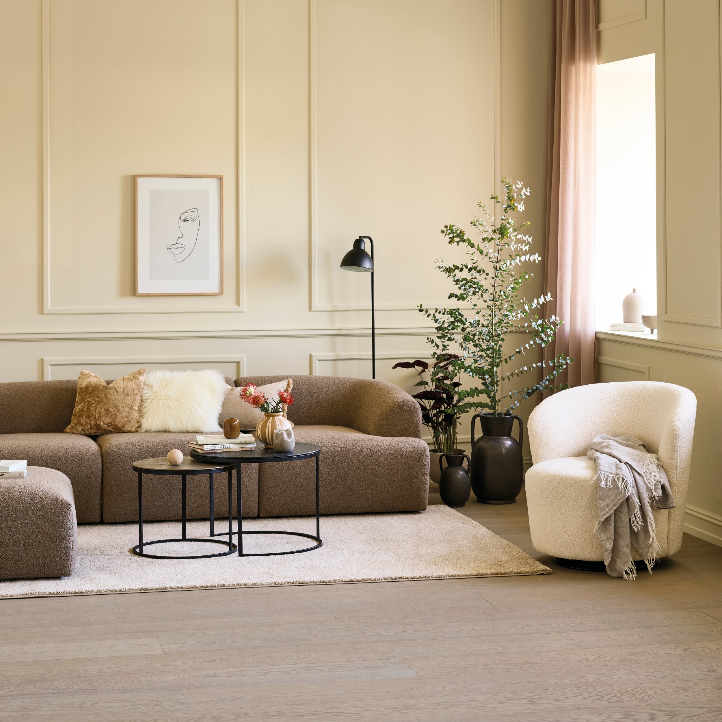 Modulare Garnitur Baloo , Material: Auswahl möglich