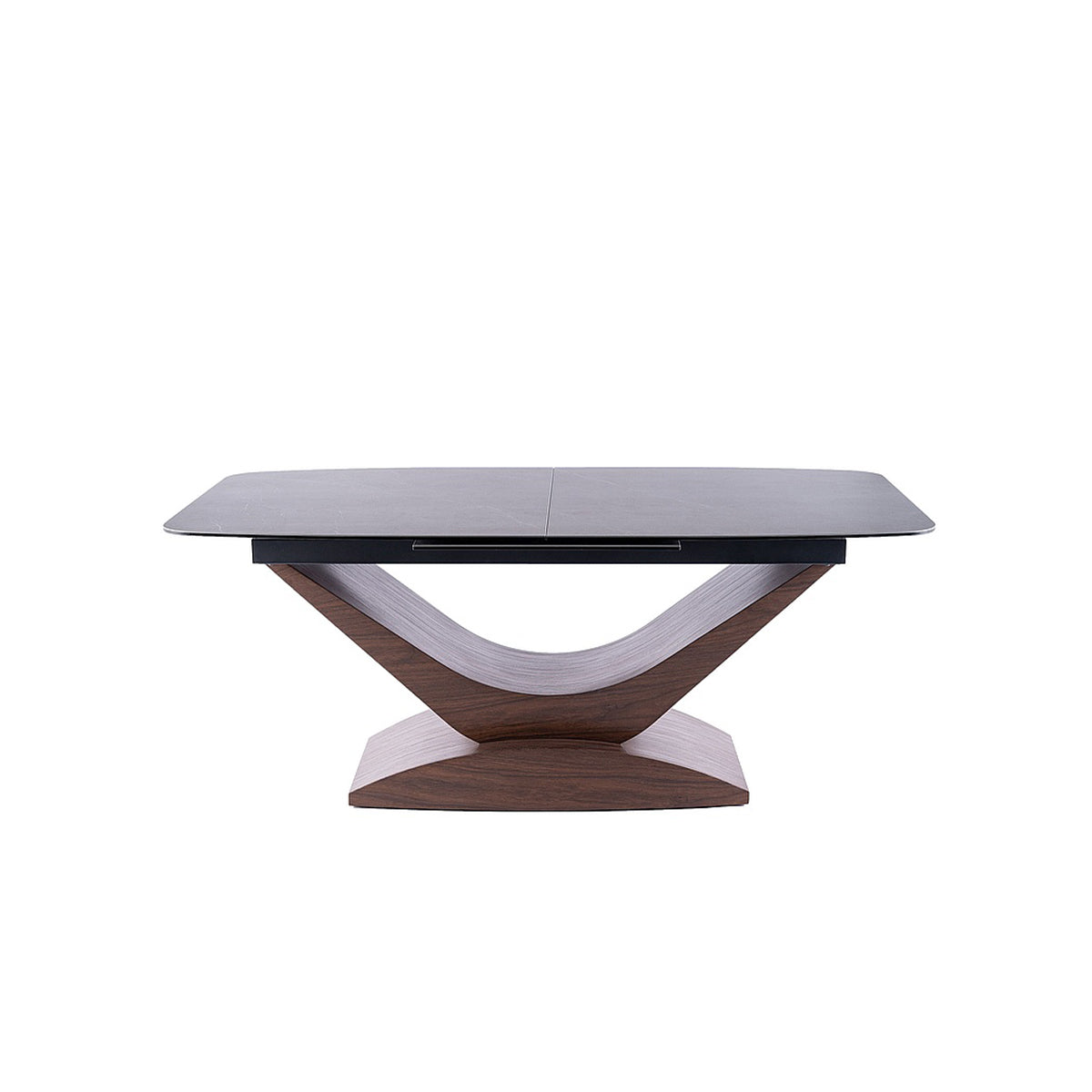 Esstisch Dolce 180/240x95cm, Material: Gehärtetes Glas, Keramik