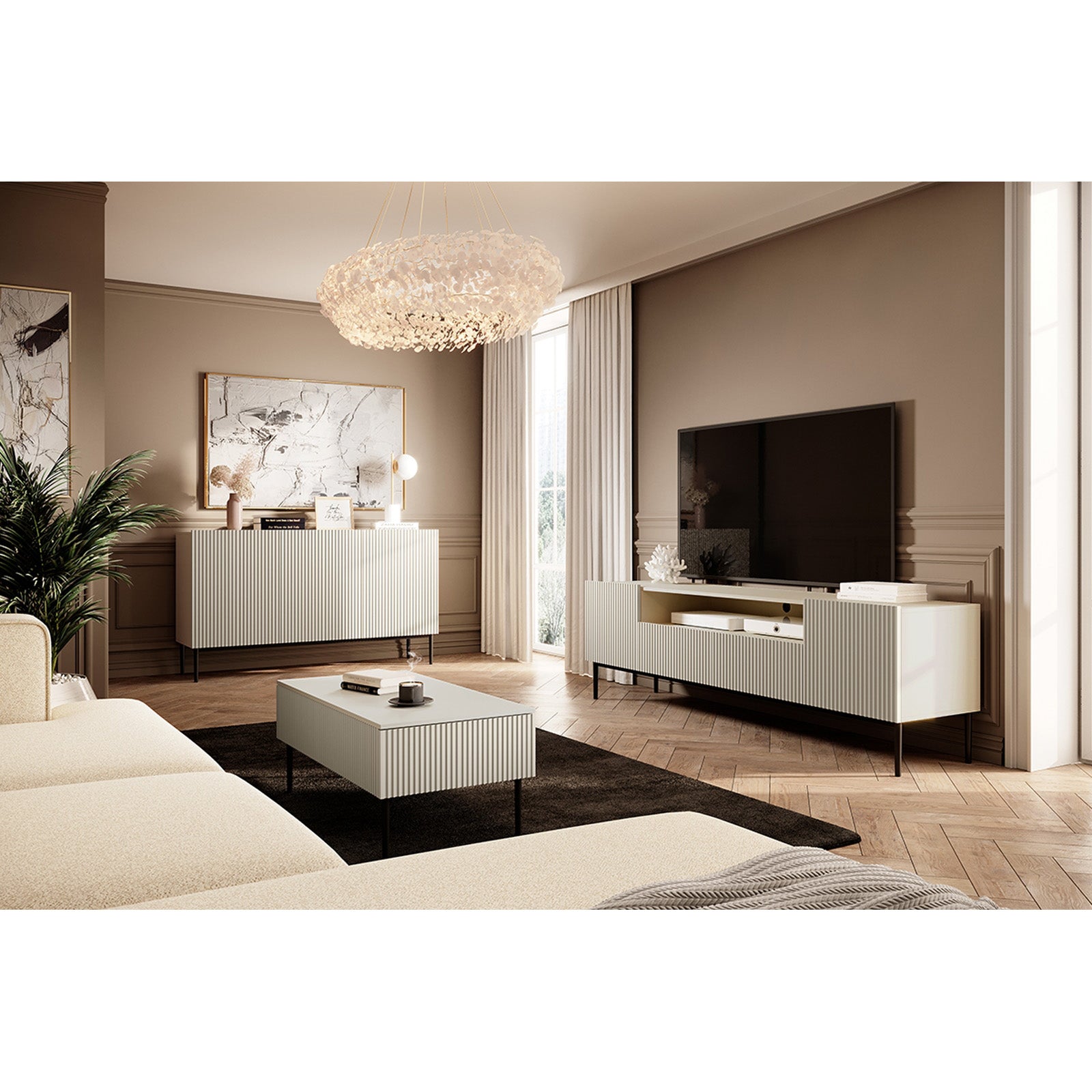 Kommode Nicole 200cm, Material: MDF