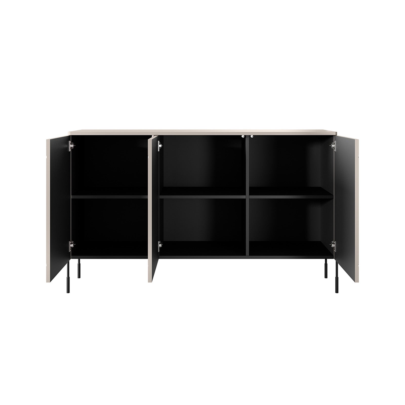 Sonatia Kommode 150cm, 3 Türen, Material: MDF