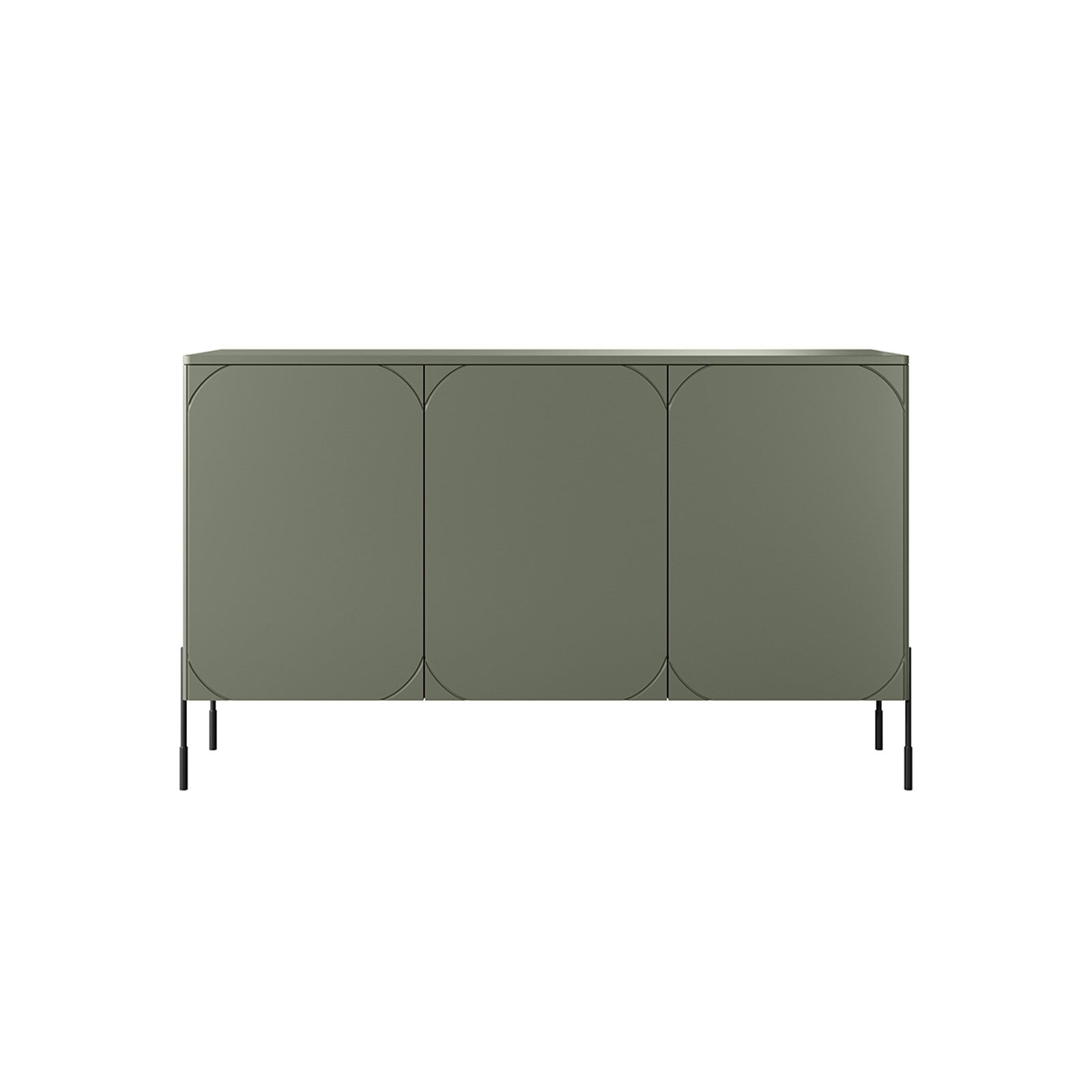 Sonatia Kommode 150cm, 3 Türen und 2 Schubladen, Material: MDF