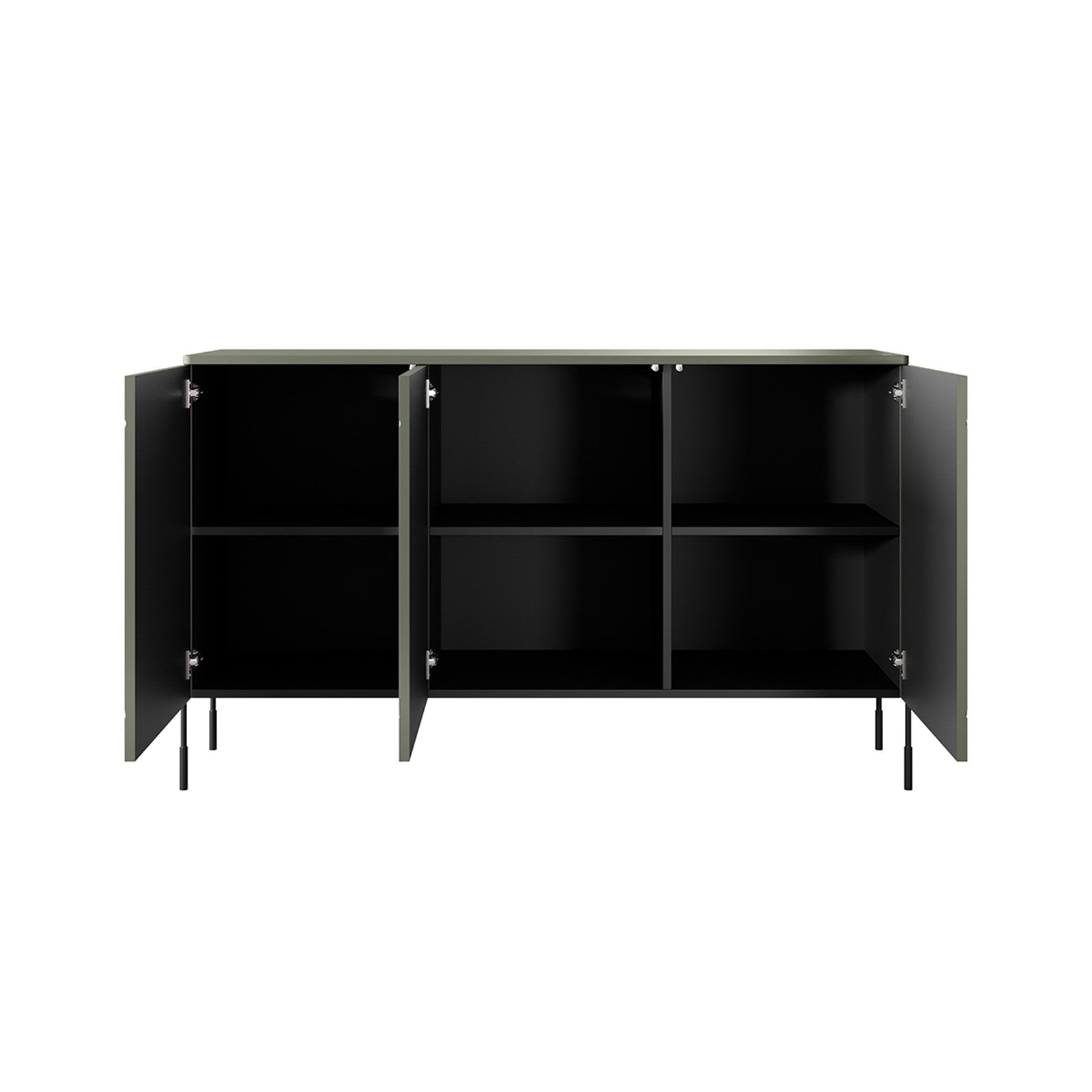 Sonatia Kommode 150cm, 3 Türen, Material: MDF