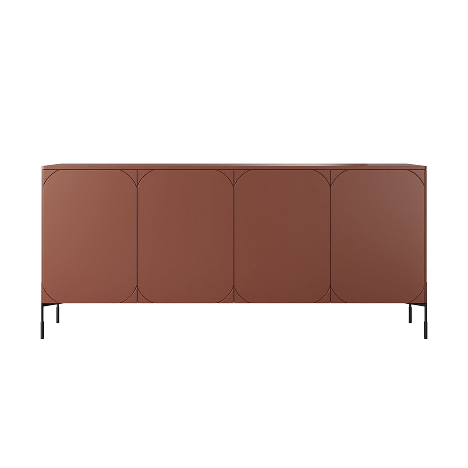 Sonatia Kommode 200cm, 4 Türen und 4 Schubladen, Material: MDF