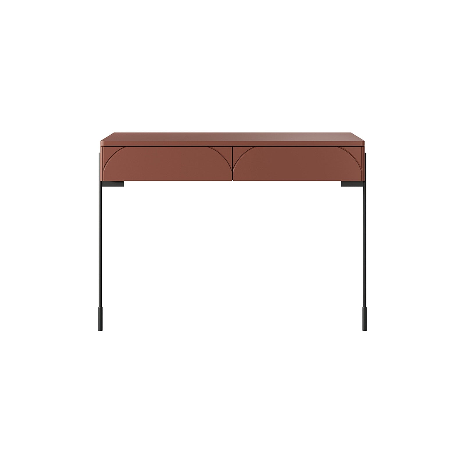 Beistelltisch Sonatia 104cm, 2 Schubladen, Material: MDF