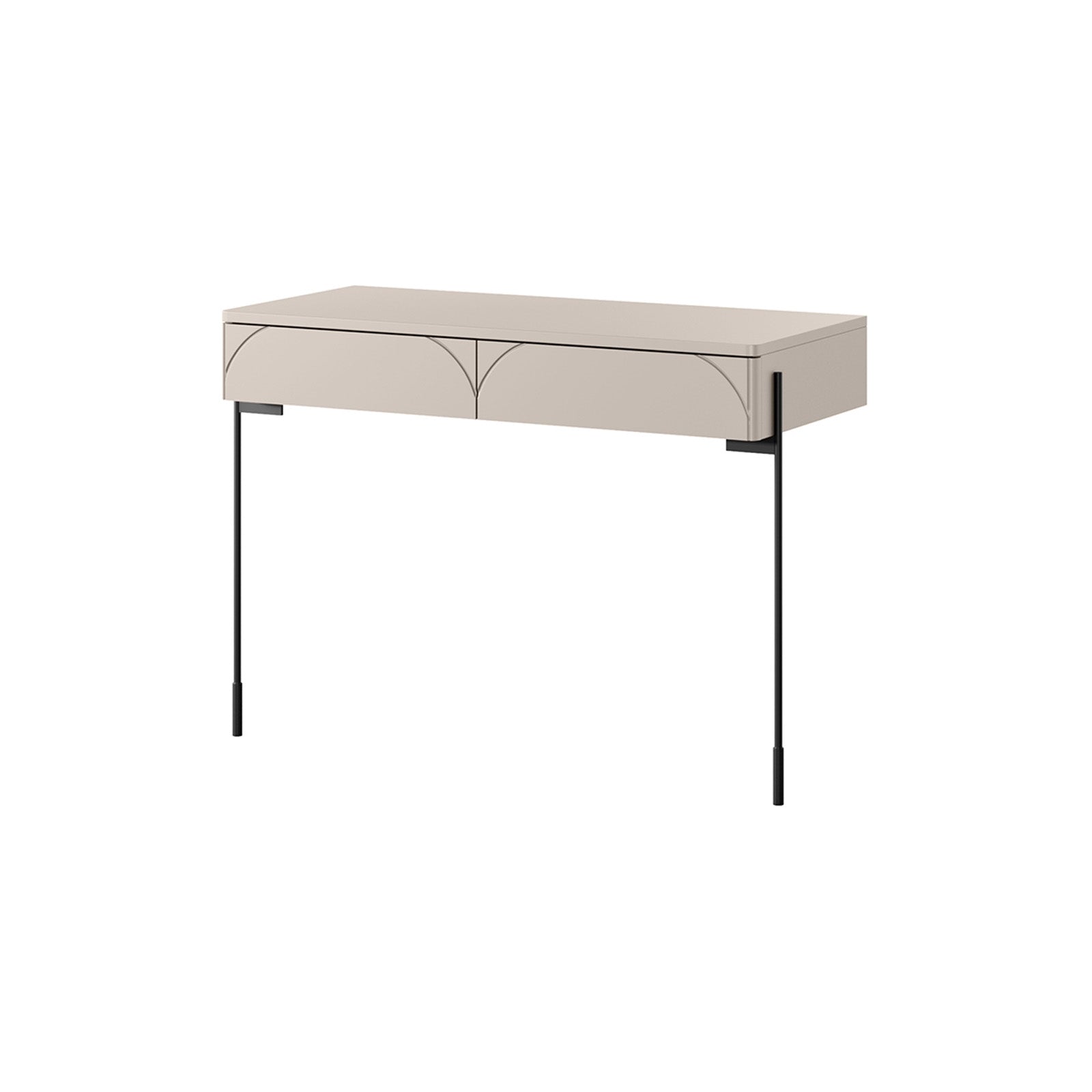 Beistelltisch Sonatia 104cm, 2 Schubladen, Material: MDF