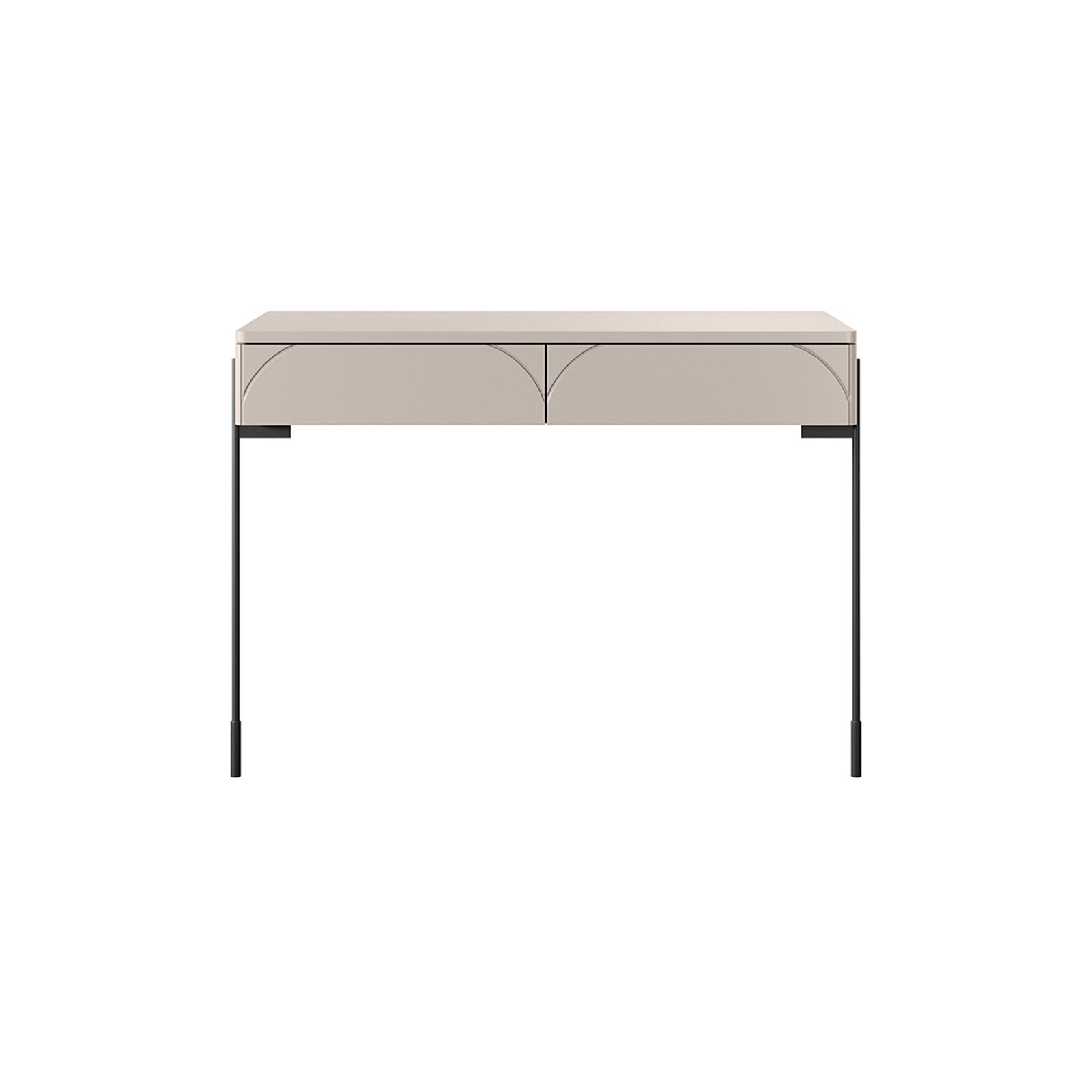 Beistelltisch Sonatia 104cm, 2 Schubladen, Material: MDF