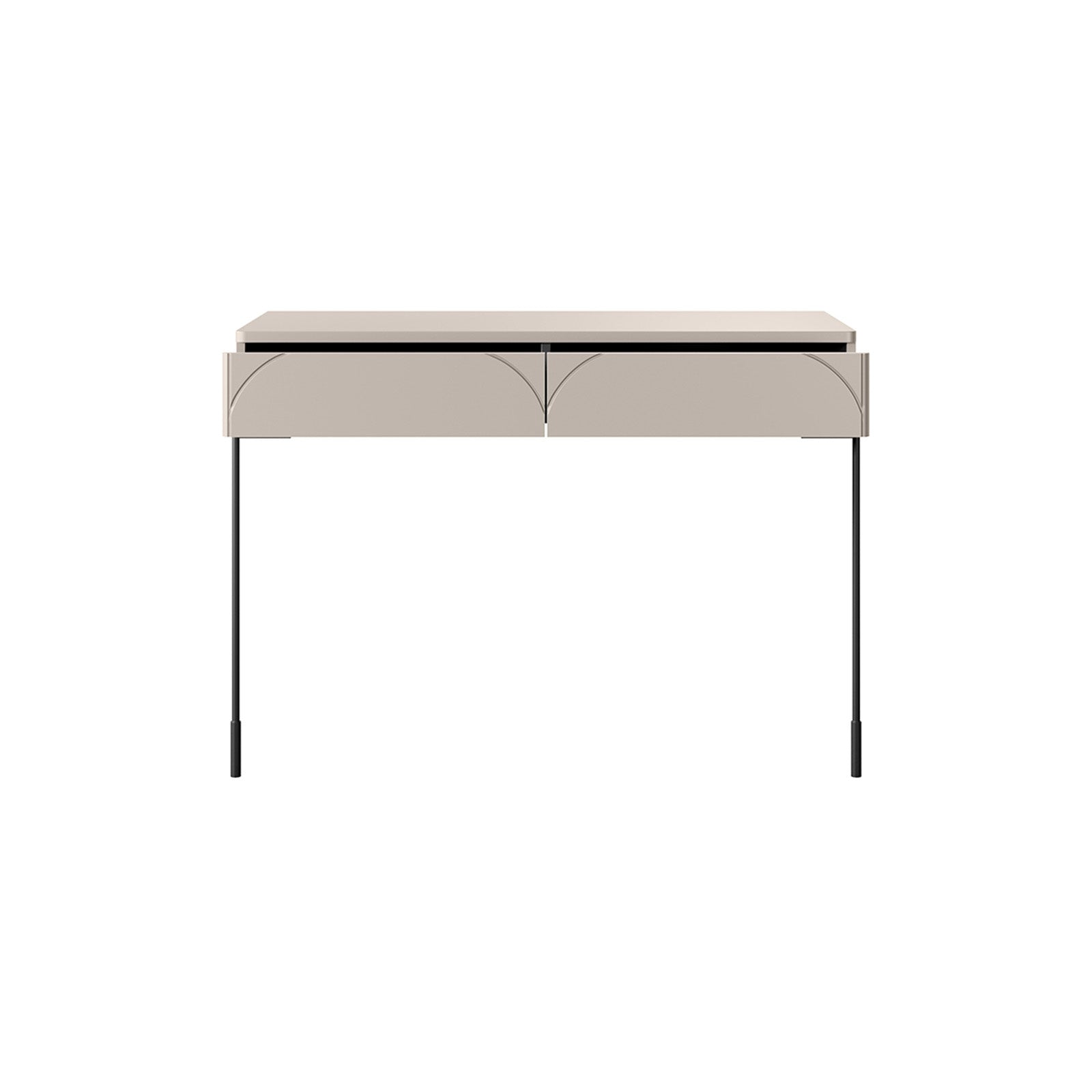 Beistelltisch Sonatia 104cm, 2 Schubladen, Material: MDF