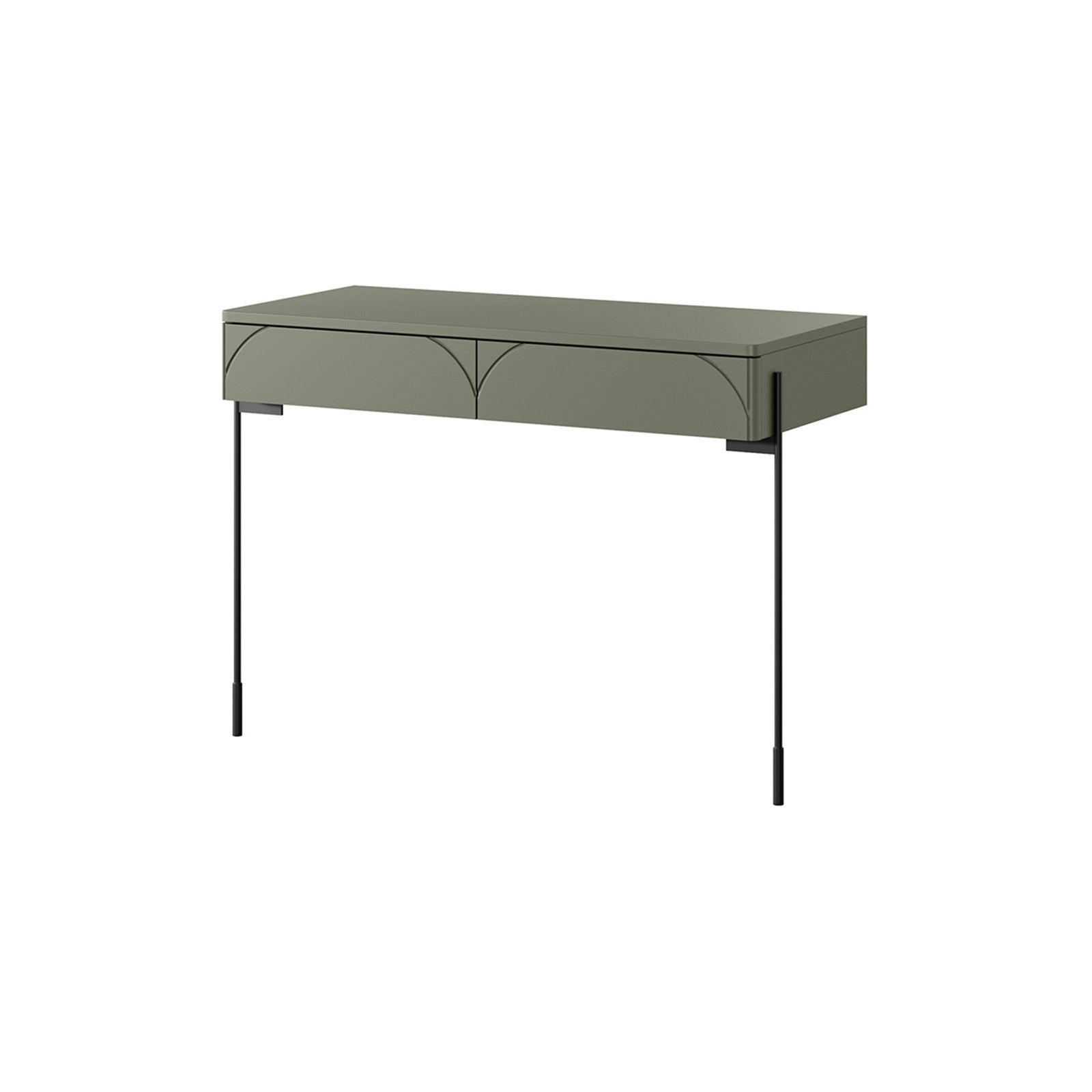 Beistelltisch Sonatia 104cm, 2 Schubladen, Material: MDF