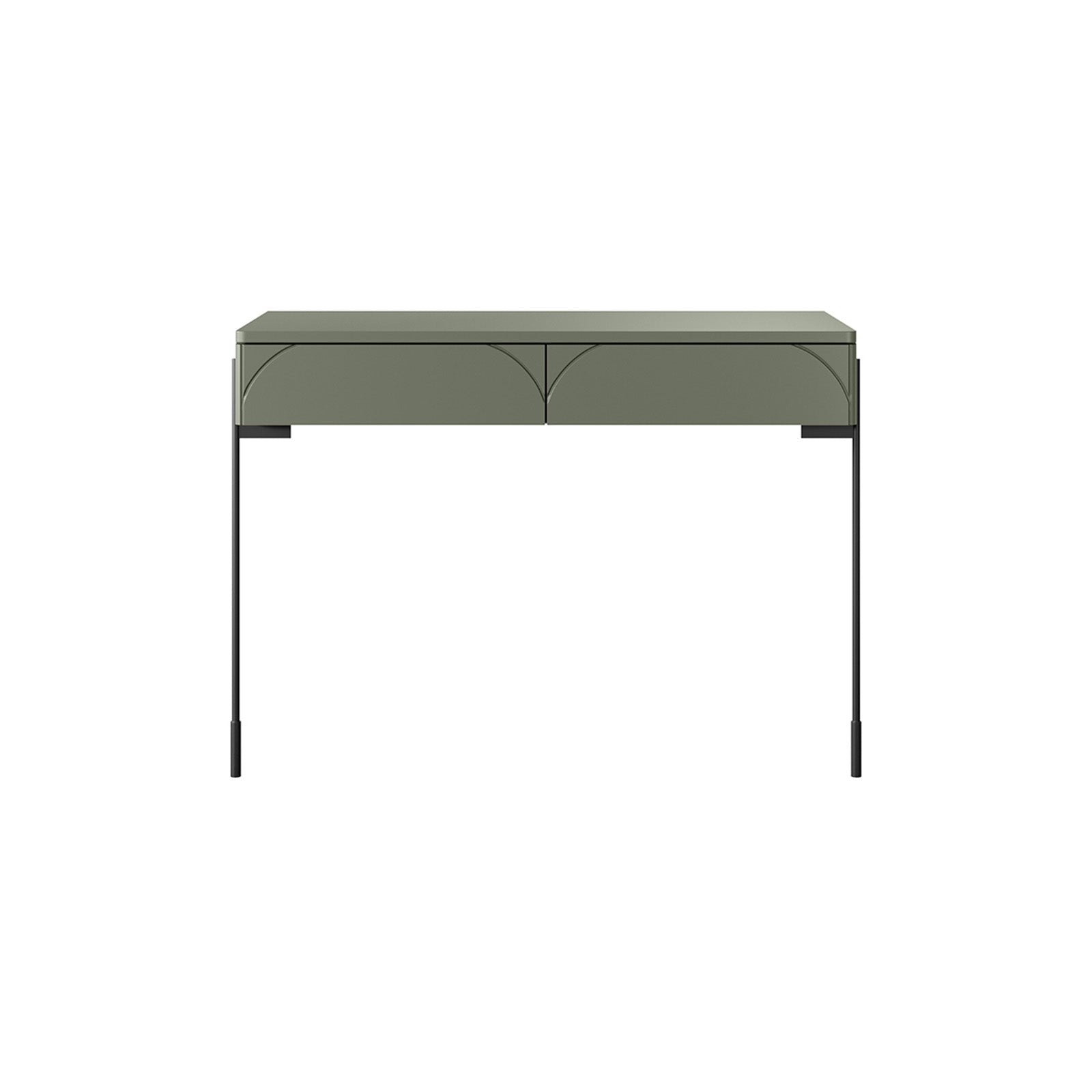 Beistelltisch Sonatia 104cm, 2 Schubladen, Material: MDF