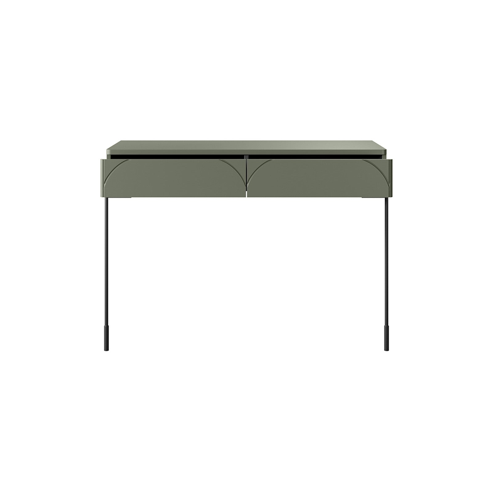 Beistelltisch Sonatia 104cm, 2 Schubladen, Material: MDF
