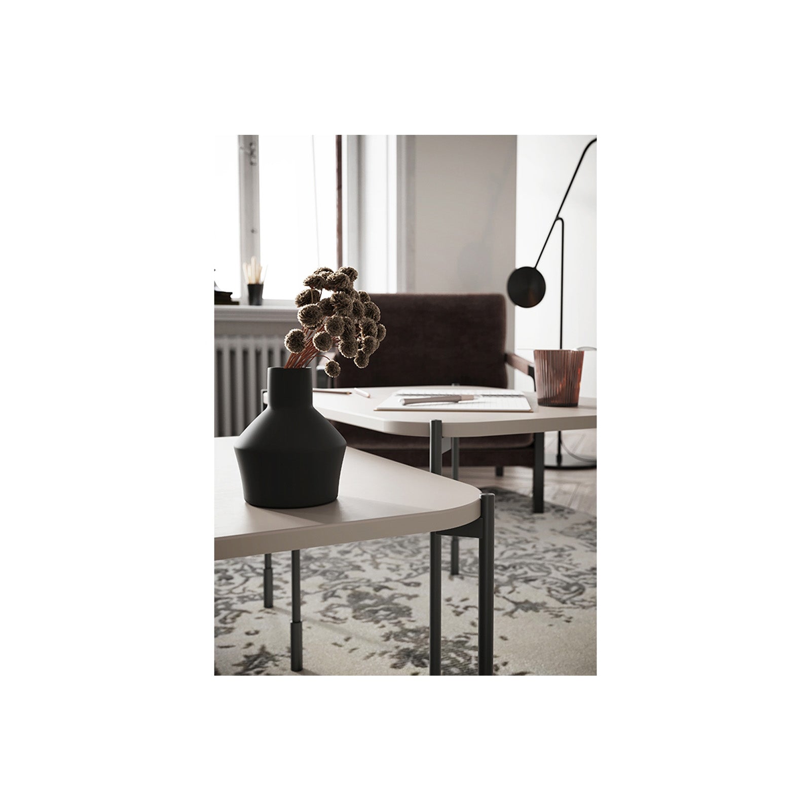 Sonatia Couchtisch 70cm, Material: MDF