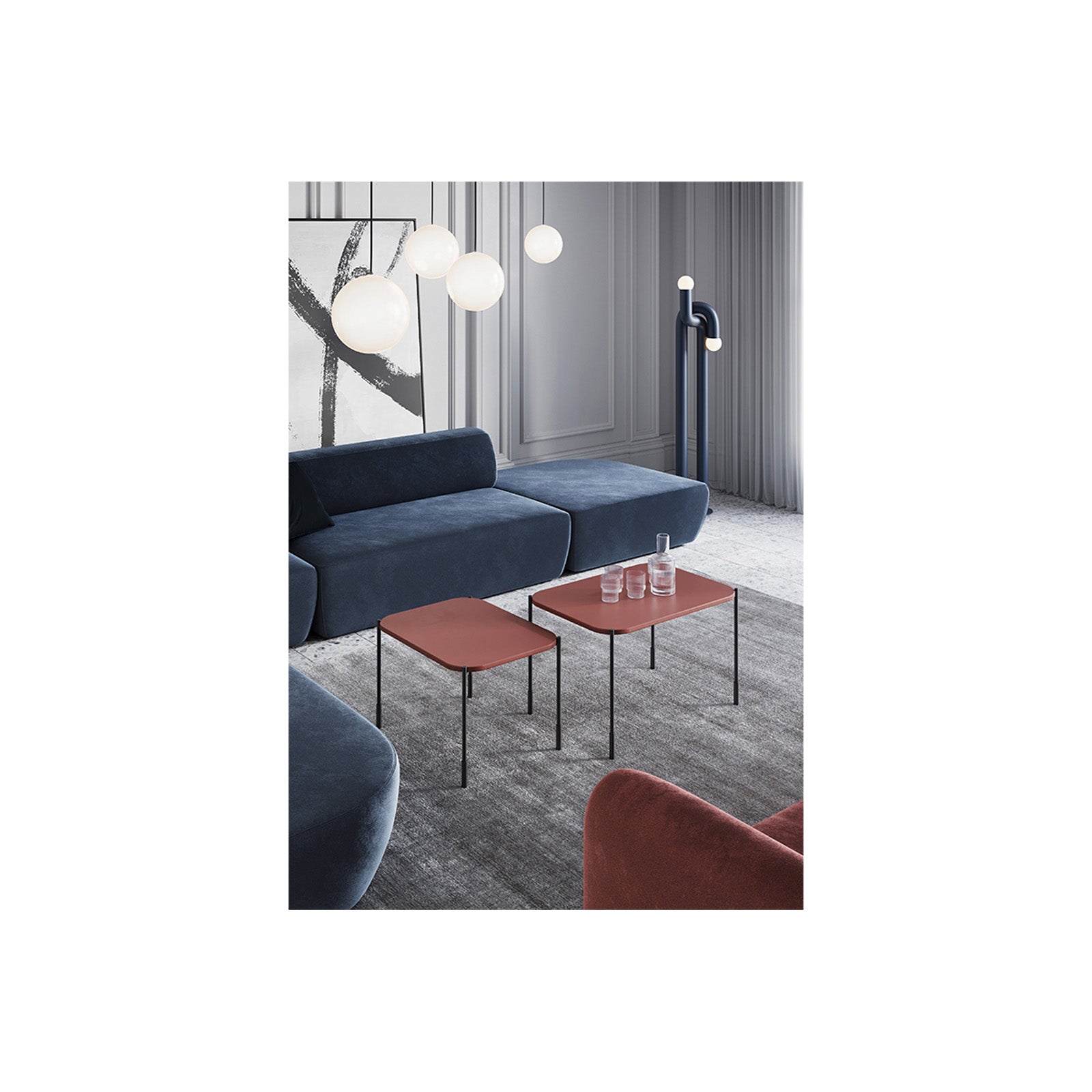 Sonatia Couchtisch 60cm, Material: MDF