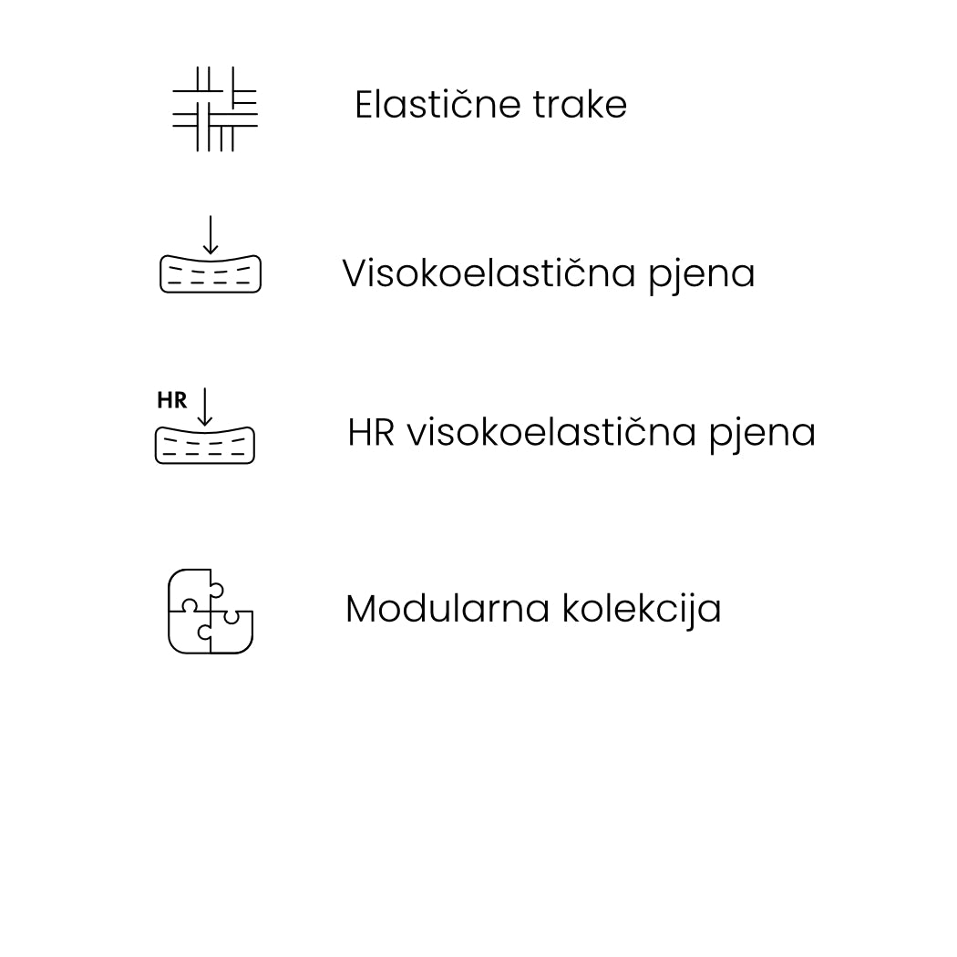 Ecksofa Calm 437x180cm, Material: Auswahl möglich