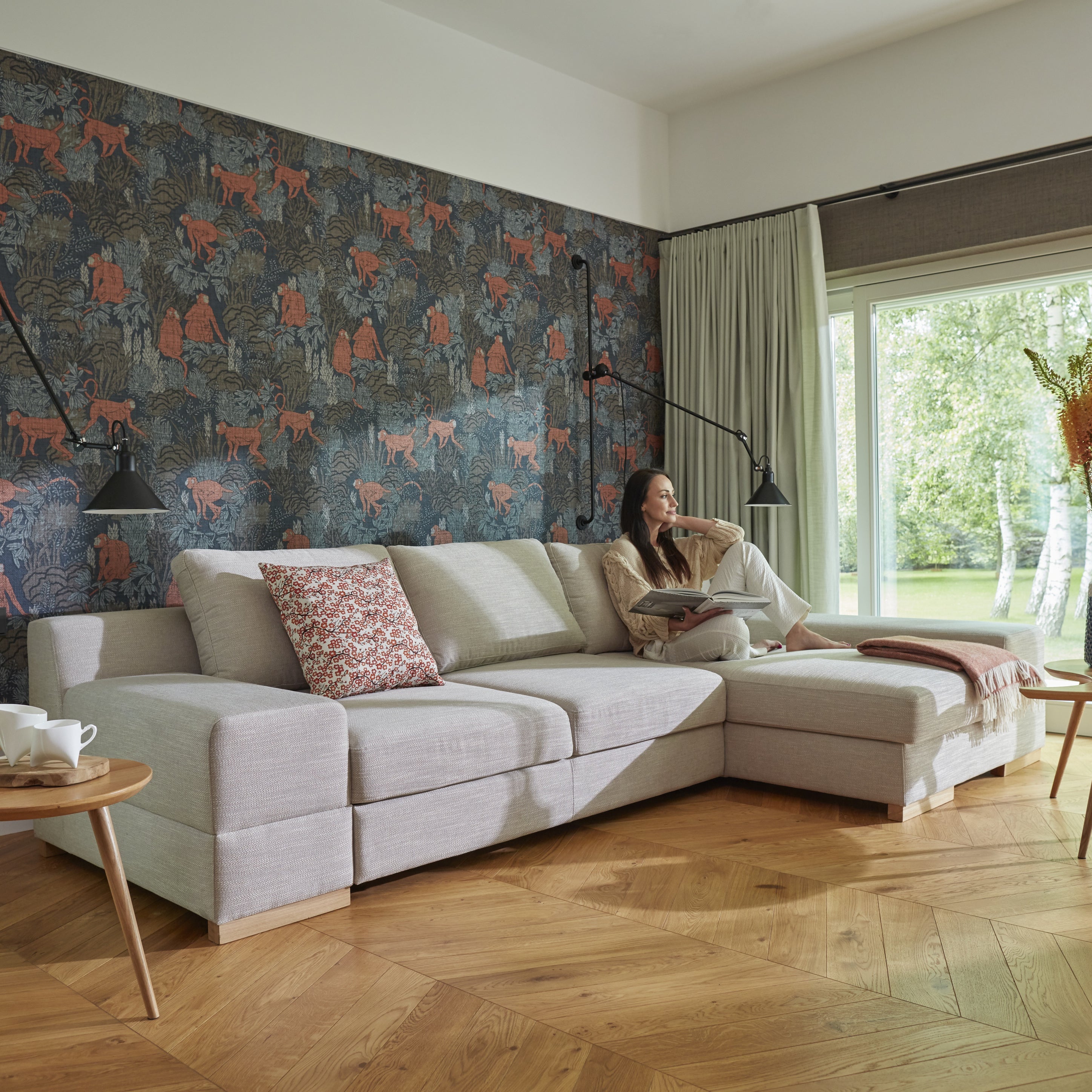 Modulare Garnitur Calvados, Material: Auswahl möglich