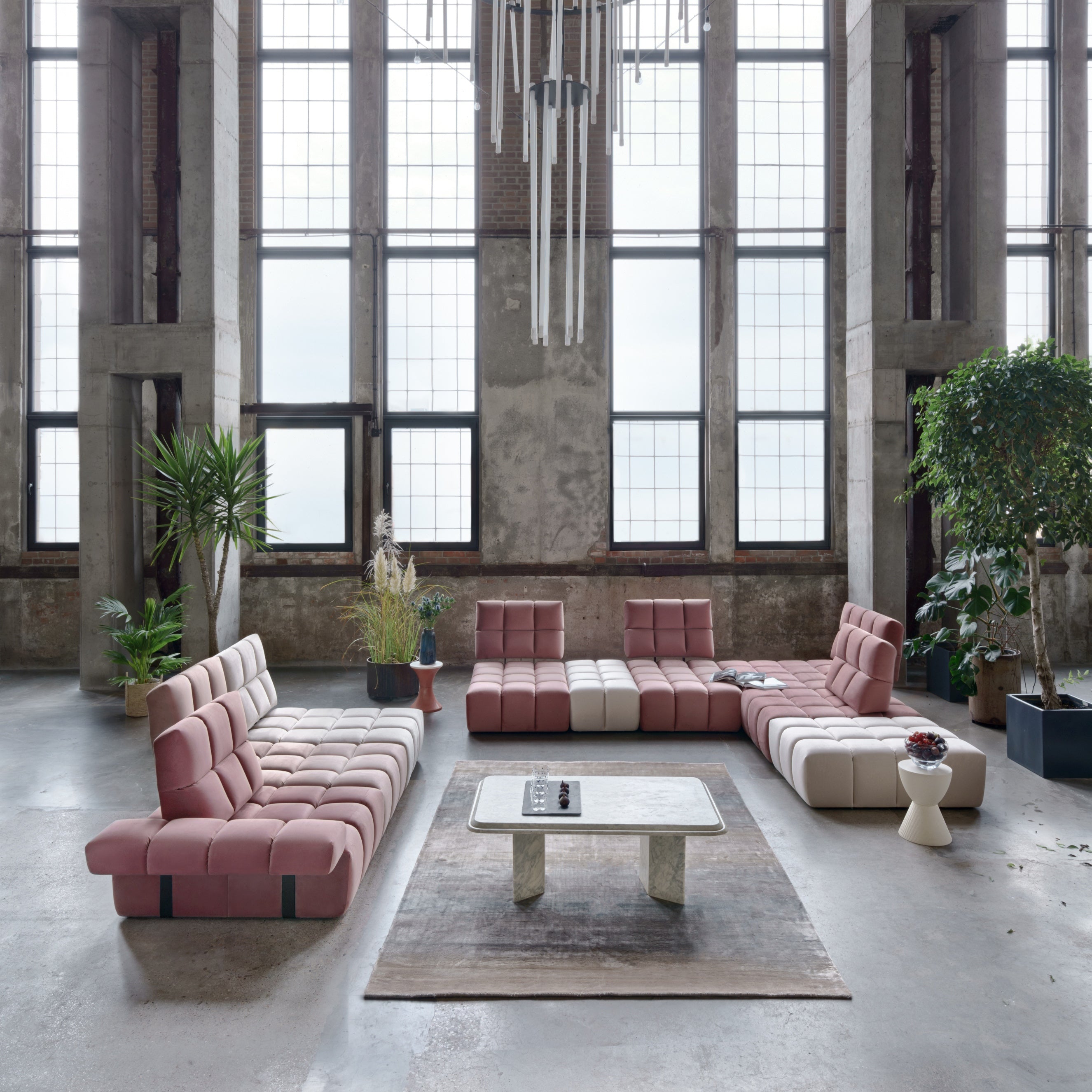 Modulare Garnitur Choco, Material: Auswahl möglich