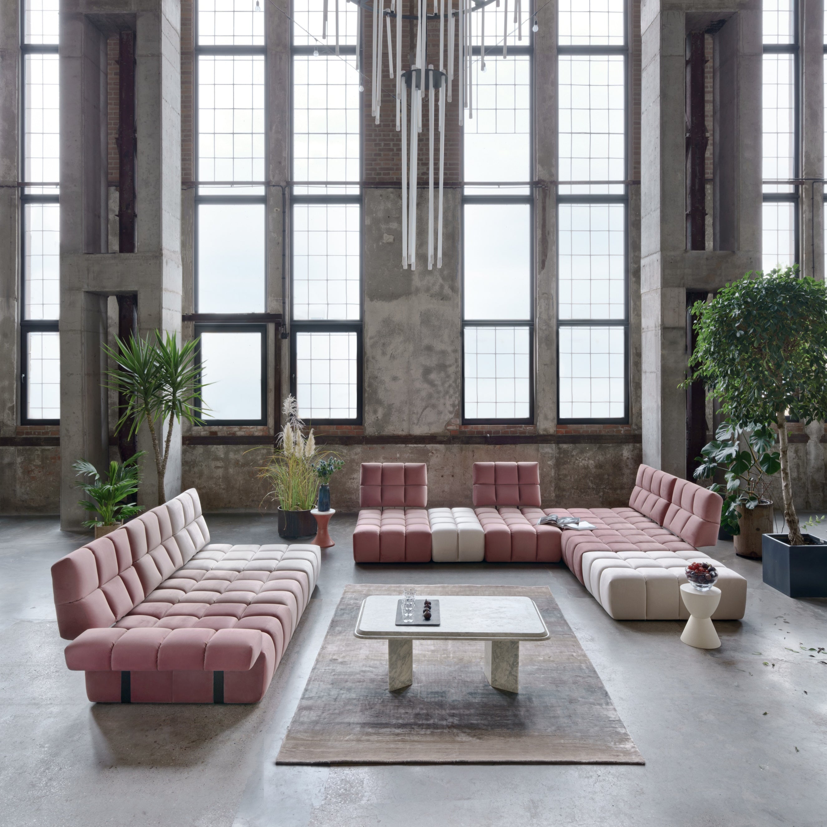 Modulare Garnitur Choco, Material: Auswahl möglich